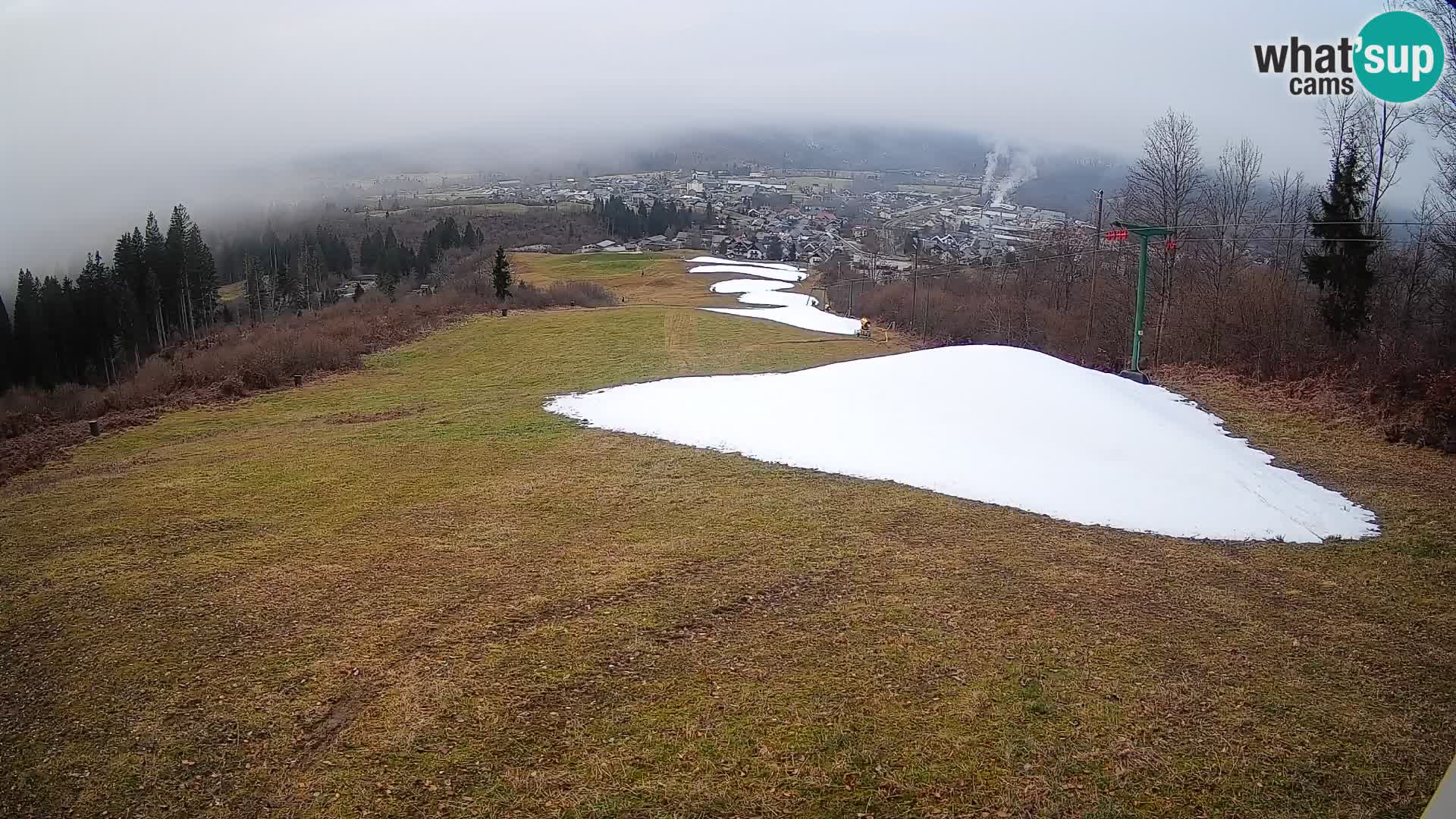 Kamera uživo Bohinjska Bistrica – Pogled u stvarnom vremenu sa skijališta Kozji Hrbet