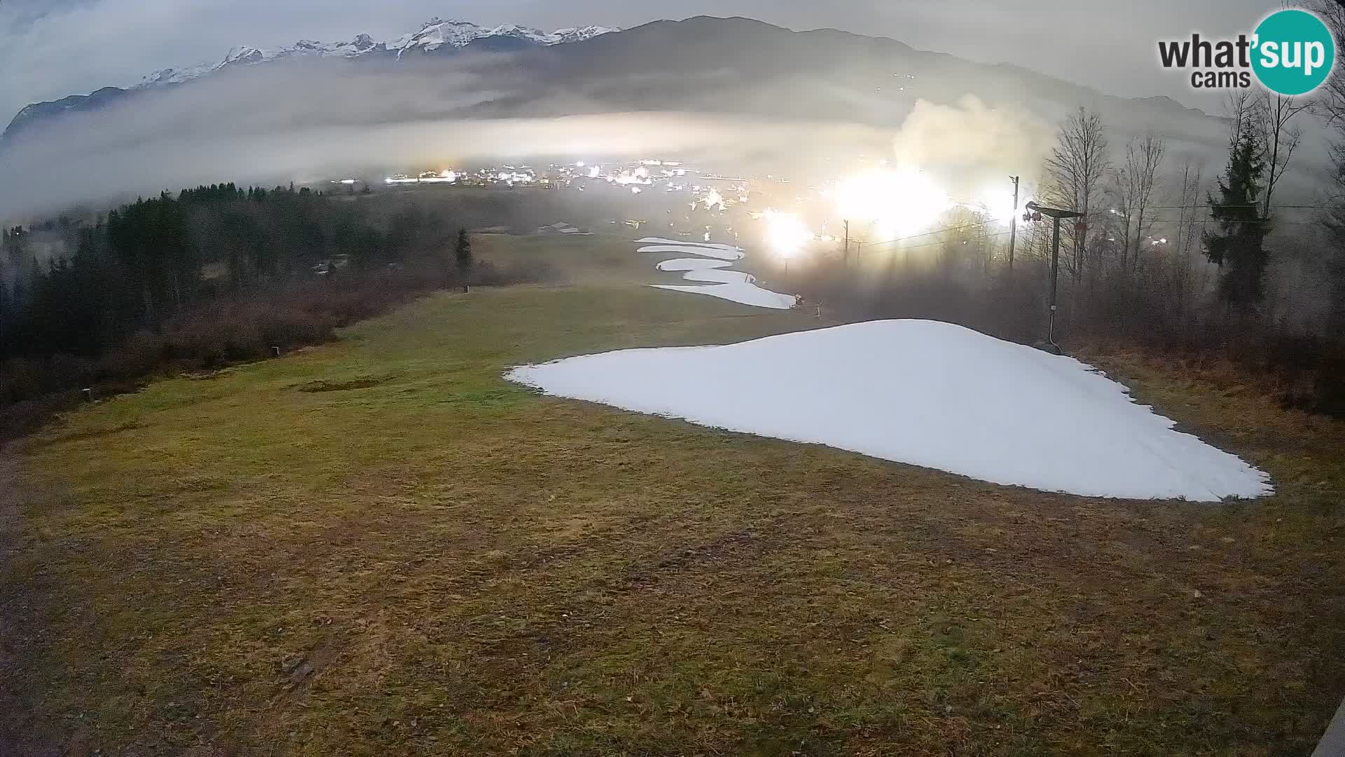 Kamera uživo Bohinjska Bistrica – Pogled u stvarnom vremenu sa skijališta Kozji Hrbet