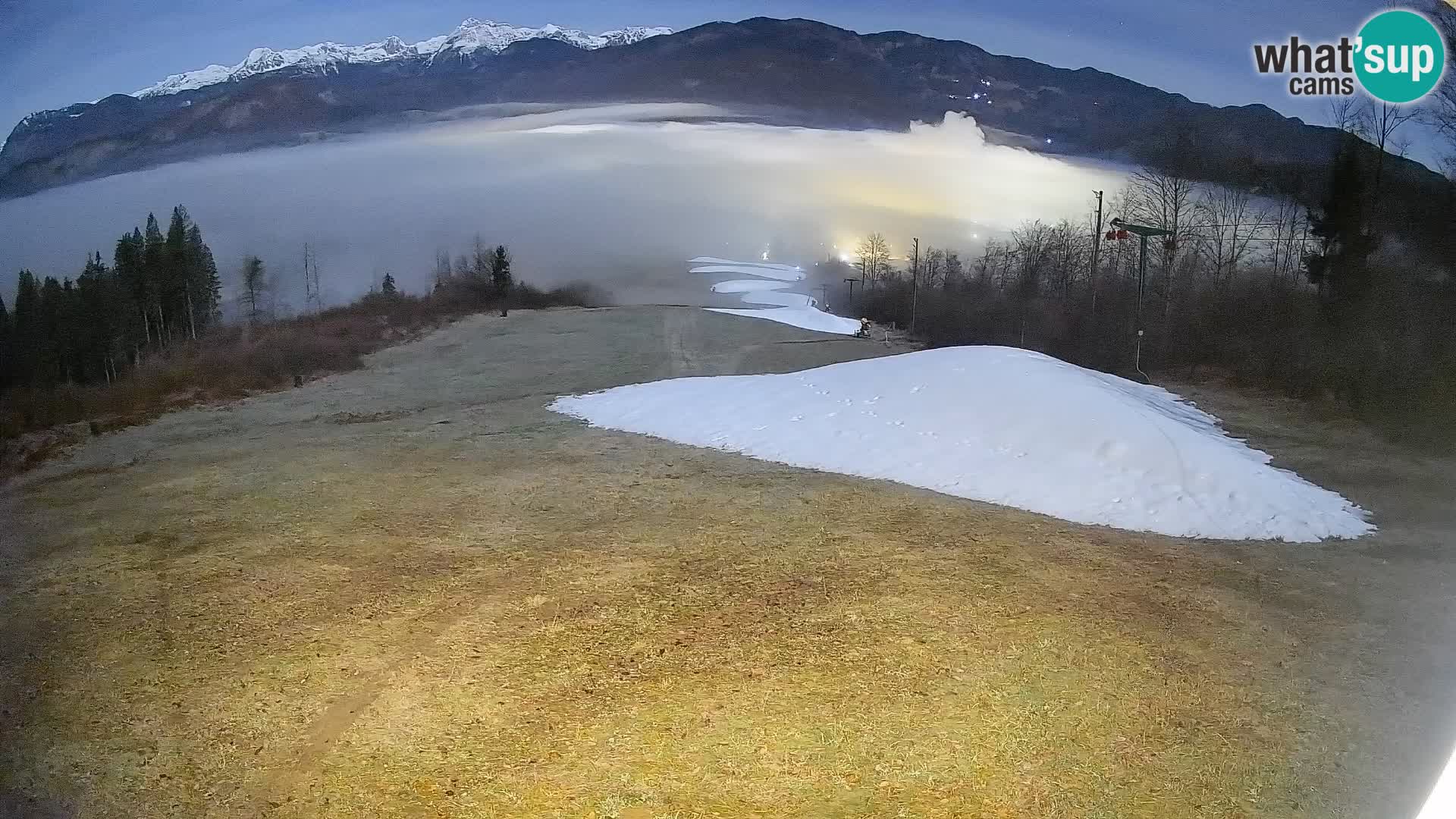 Spletna kamera Bohinjska Bistrica – Pogled v živo s smučišča Kozji Hrbet