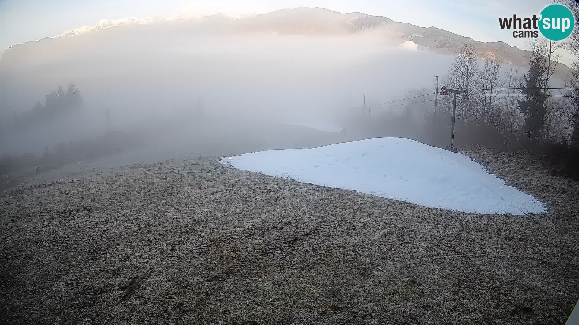 Spletna kamera Bohinjska Bistrica – Pogled v živo s smučišča Kozji Hrbet