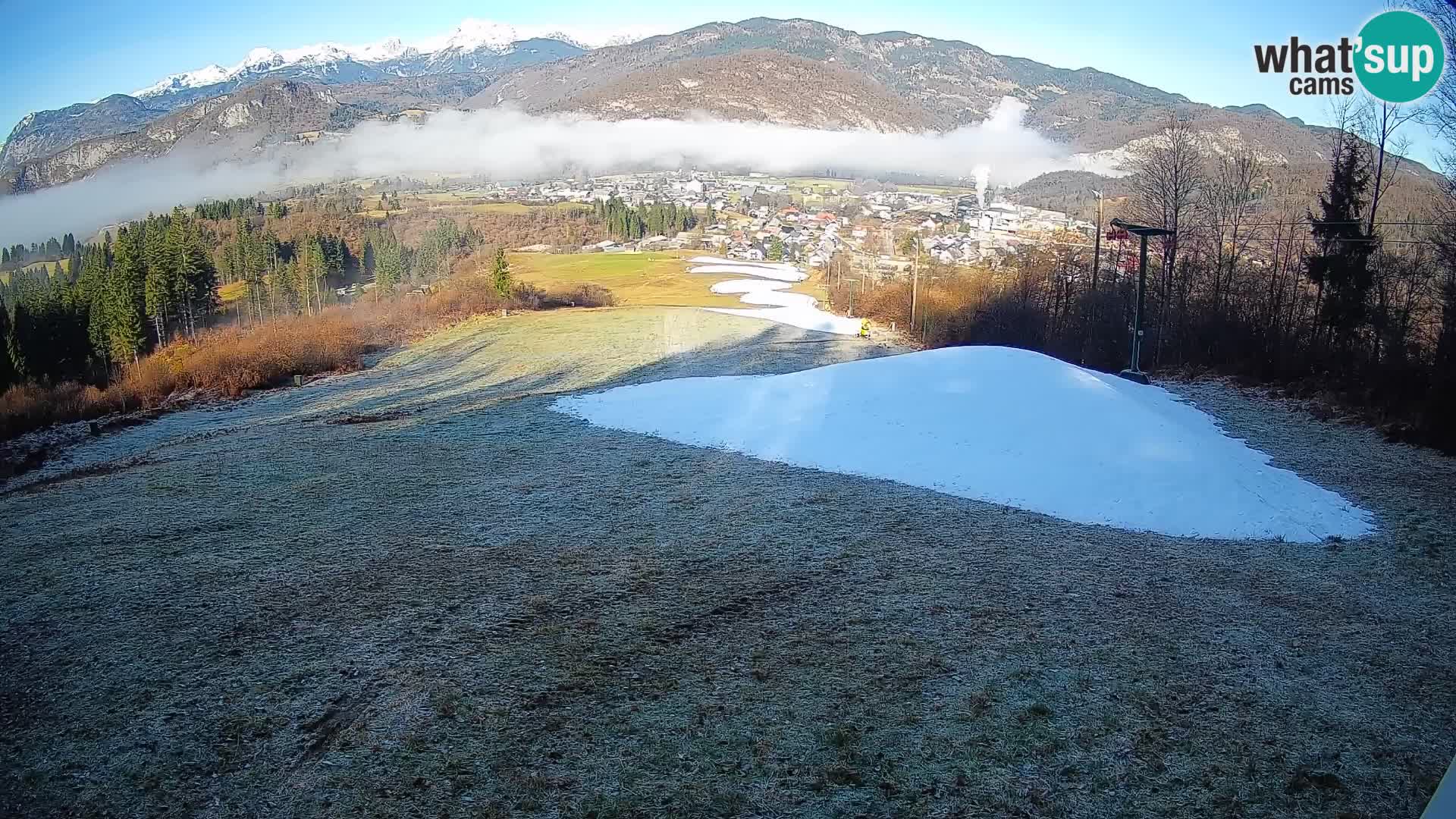 Spletna kamera Bohinjska Bistrica – Pogled v živo s smučišča Kozji Hrbet