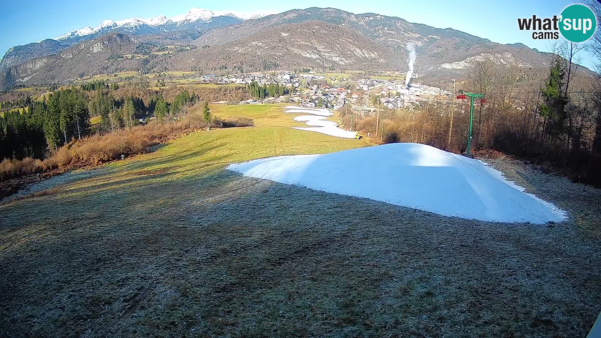 Spletna kamera Bohinjska Bistrica – Pogled v živo s smučišča Kozji Hrbet