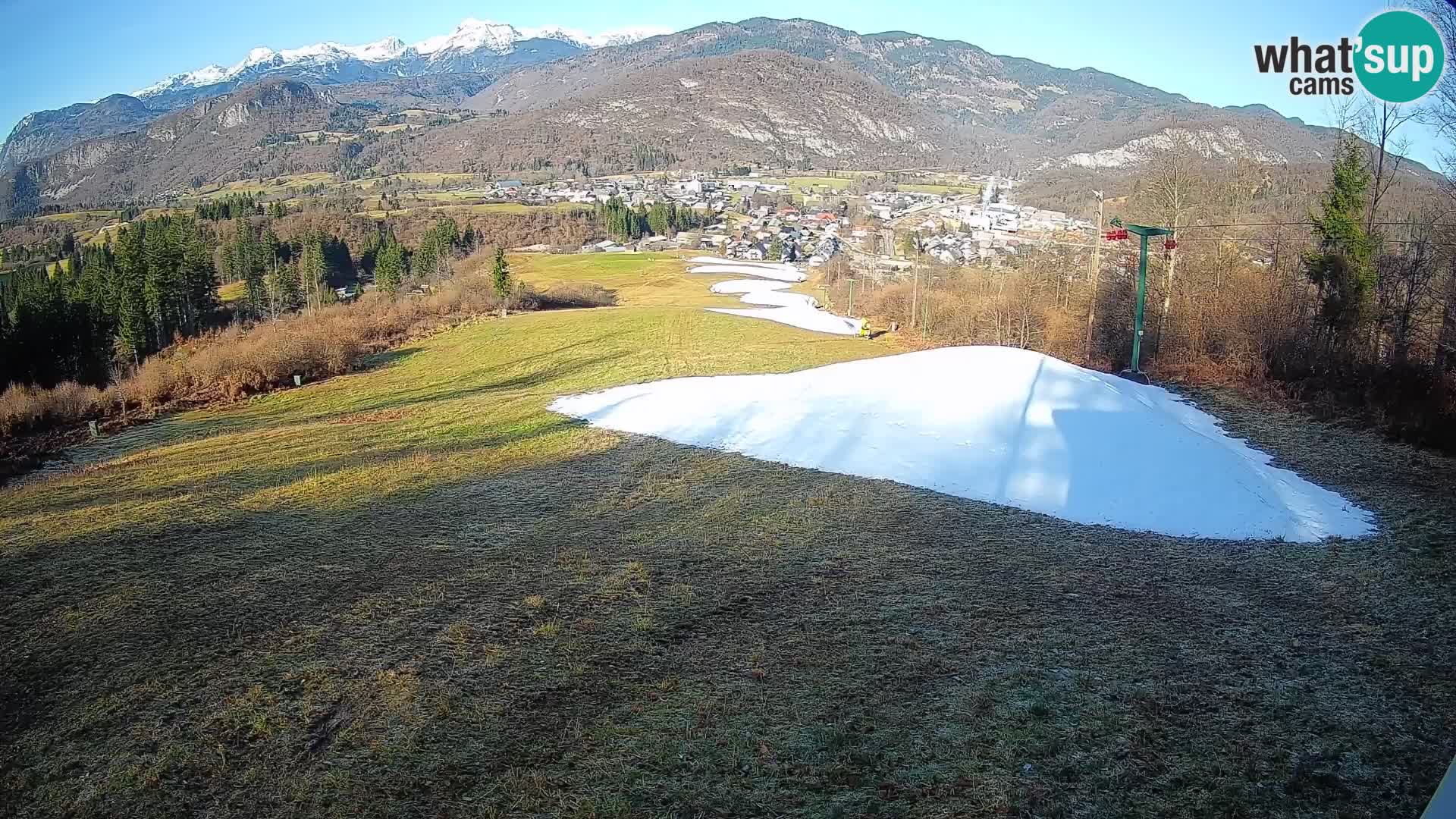 Spletna kamera Bohinjska Bistrica – Pogled v živo s smučišča Kozji Hrbet
