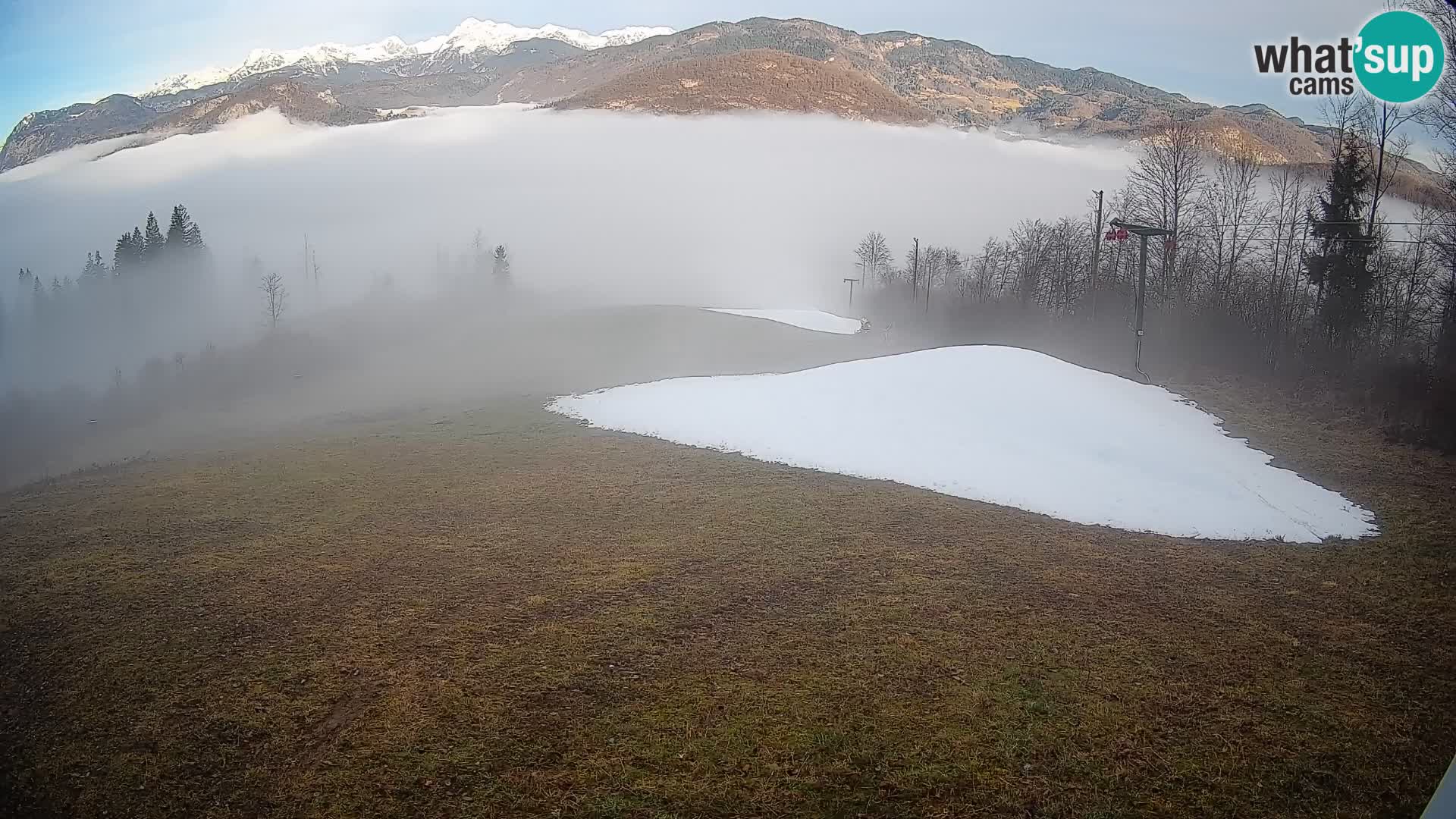 Kamera uživo Bohinjska Bistrica – Pogled u stvarnom vremenu sa skijališta Kozji Hrbet