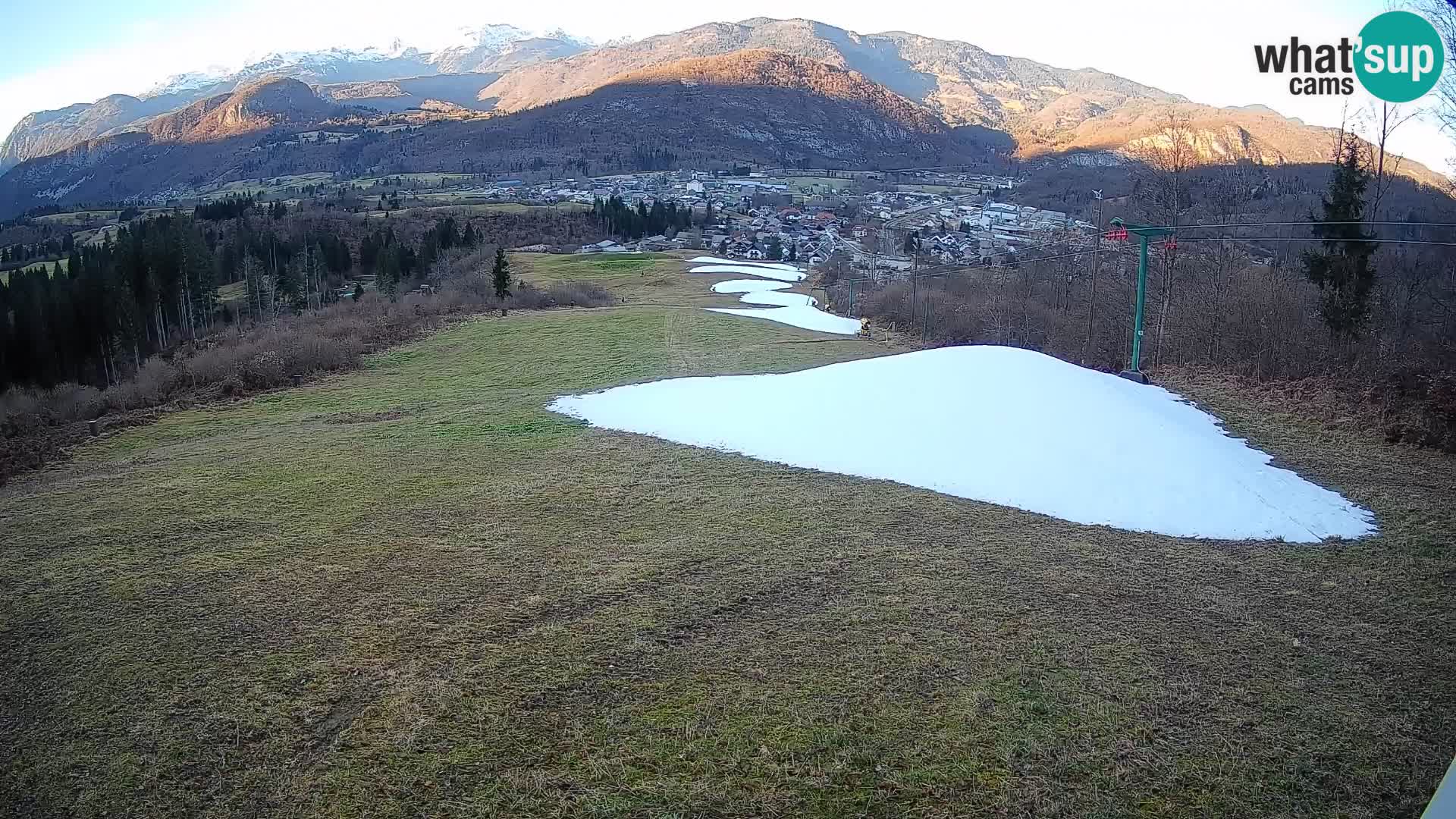 Spletna kamera Bohinjska Bistrica – Pogled v živo s smučišča Kozji Hrbet