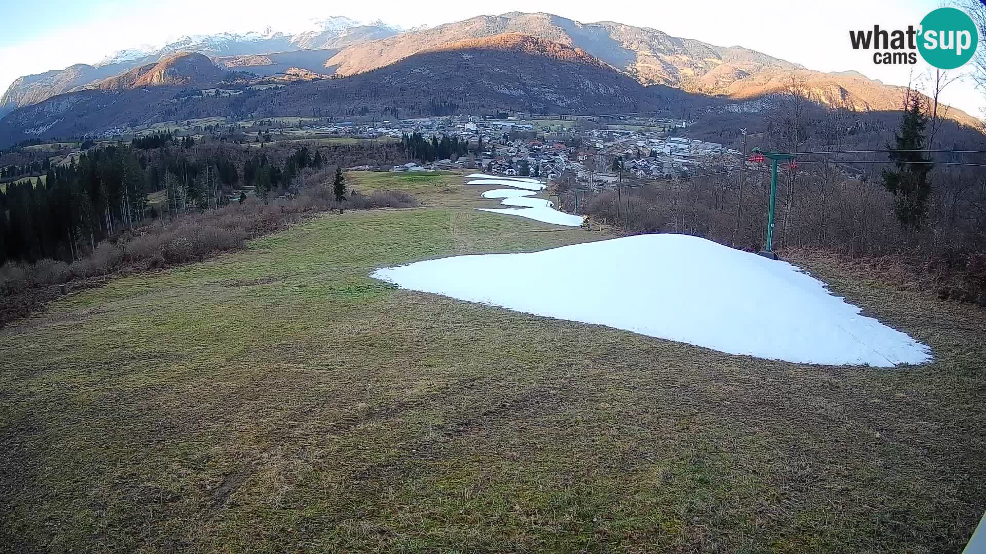Spletna kamera Bohinjska Bistrica – Pogled v živo s smučišča Kozji Hrbet