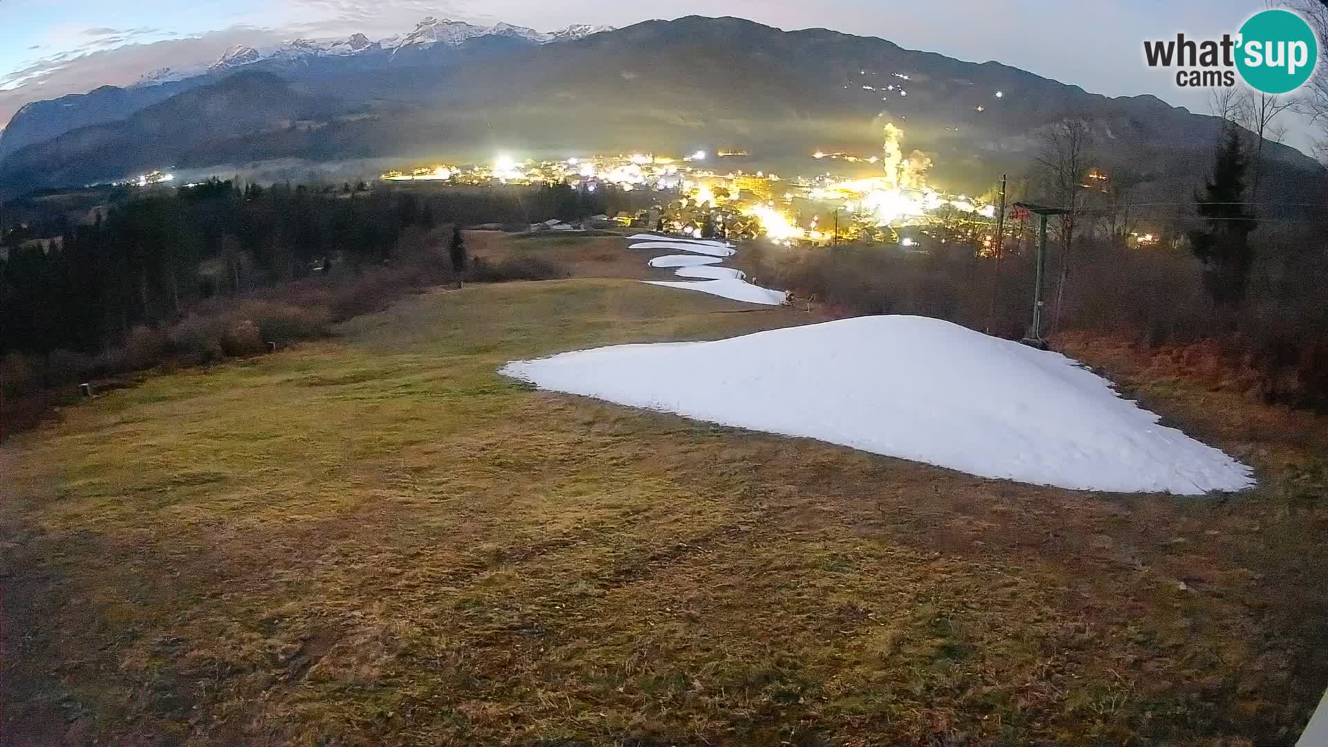 Spletna kamera Bohinjska Bistrica – Pogled v živo s smučišča Kozji Hrbet
