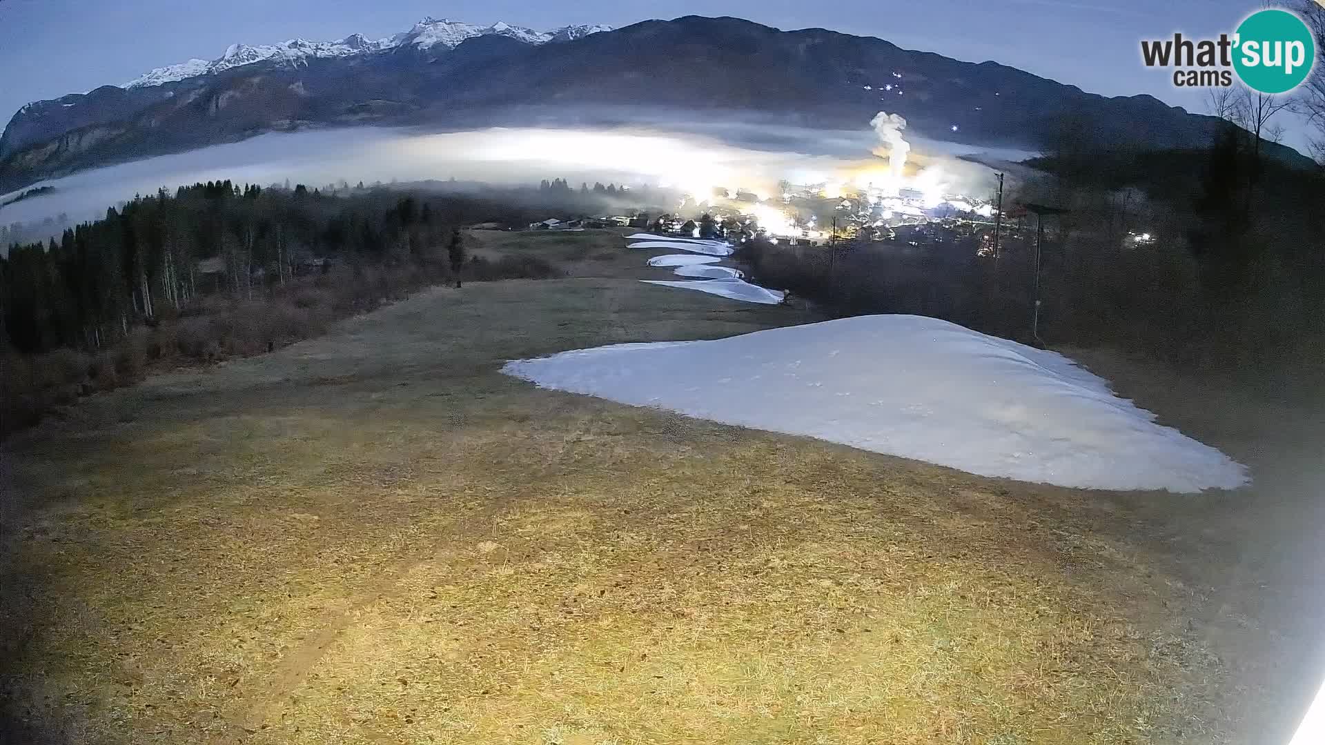 Webcam Bohinjska Bistrica – Live View from Kozji Hrbet Ski Station
