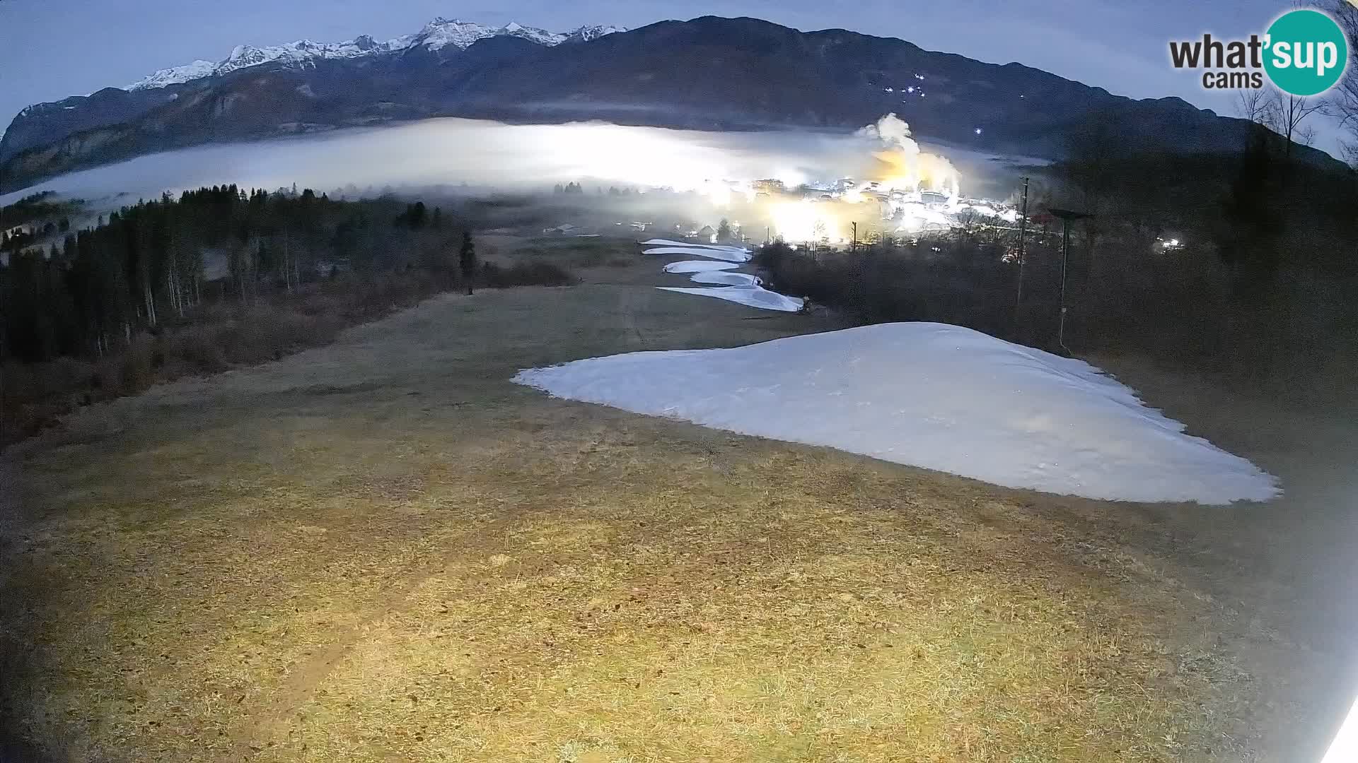 Spletna kamera Bohinjska Bistrica – Pogled v živo s smučišča Kozji Hrbet