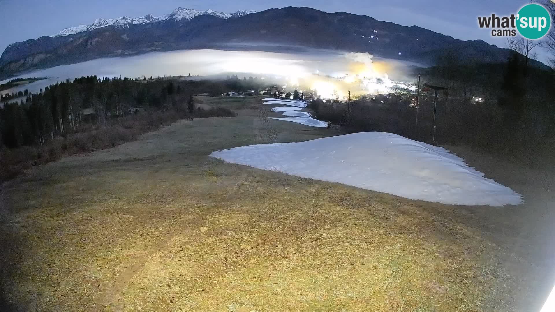 Webcam Bohinjska Bistrica – Vue en direct depuis la station de ski Kozji Hrbet