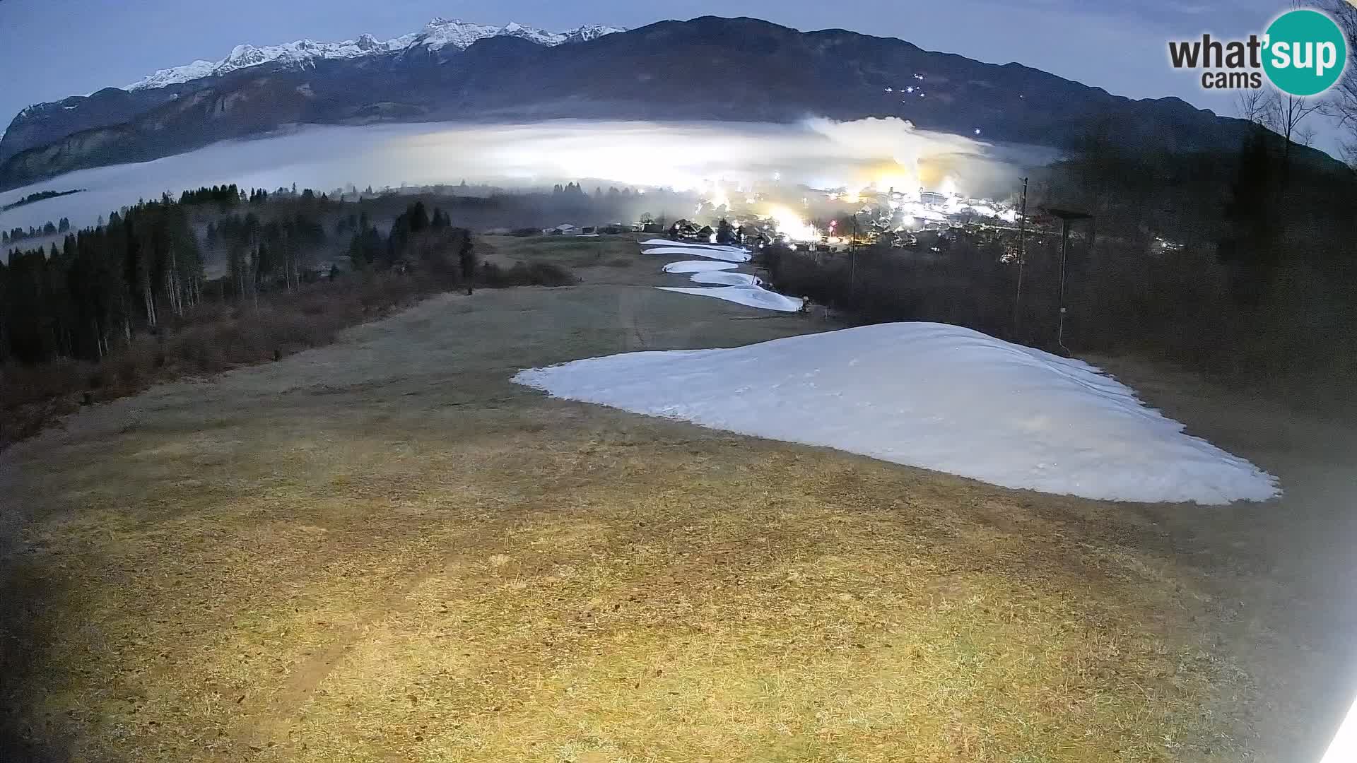 Webcam Bohinjska Bistrica – Vue en direct depuis la station de ski Kozji Hrbet