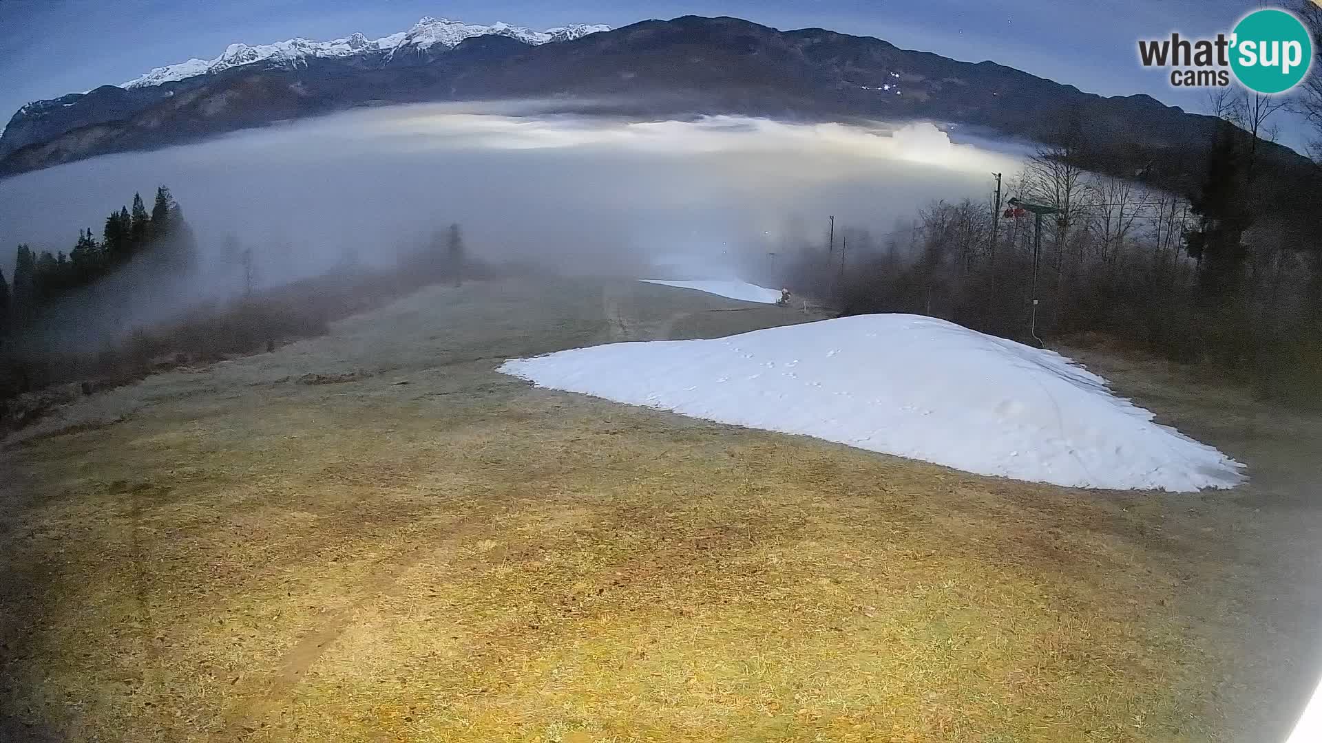 Spletna kamera Bohinjska Bistrica – Pogled v živo s smučišča Kozji Hrbet