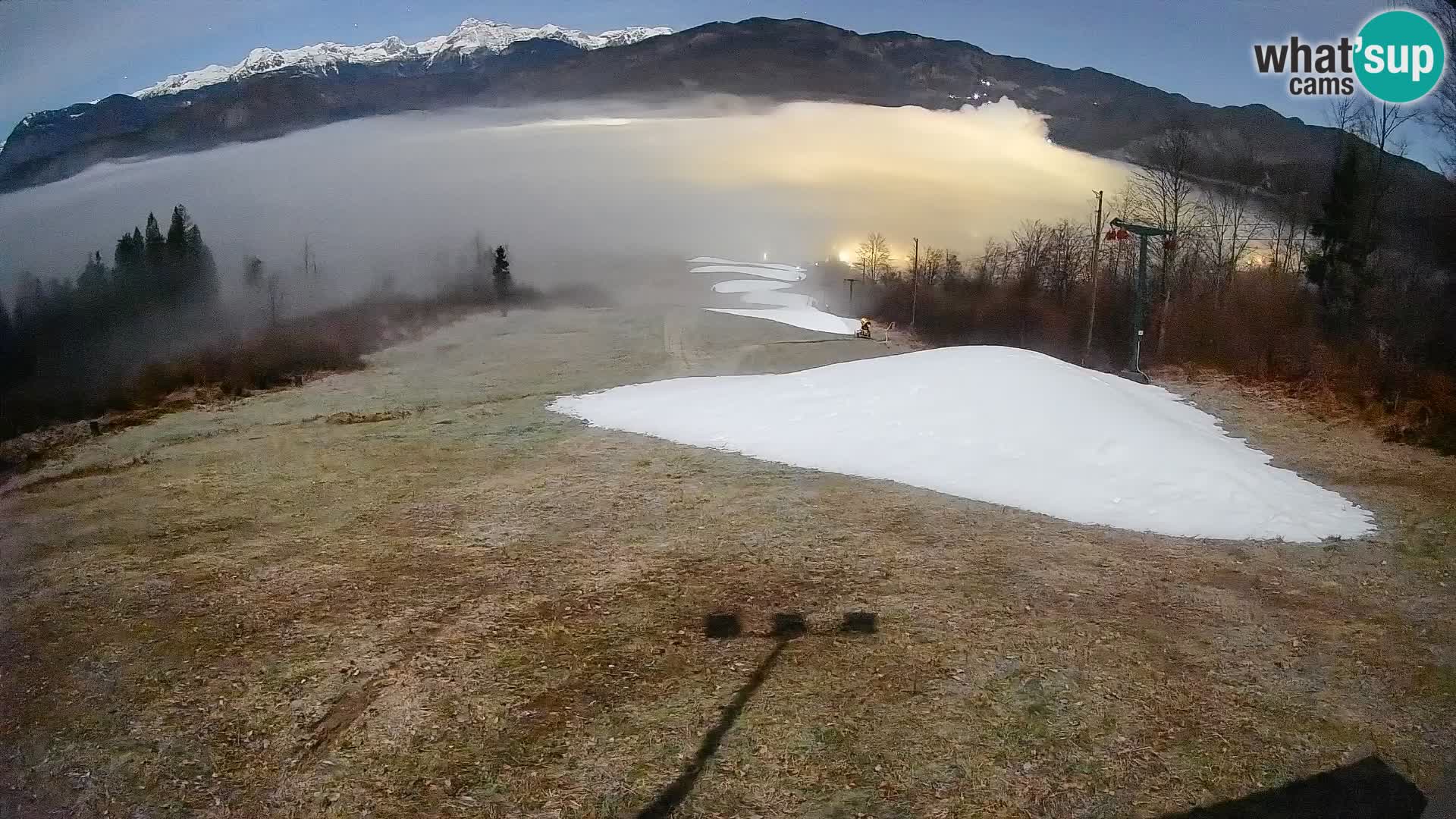 Spletna kamera Bohinjska Bistrica – Pogled v živo s smučišča Kozji Hrbet
