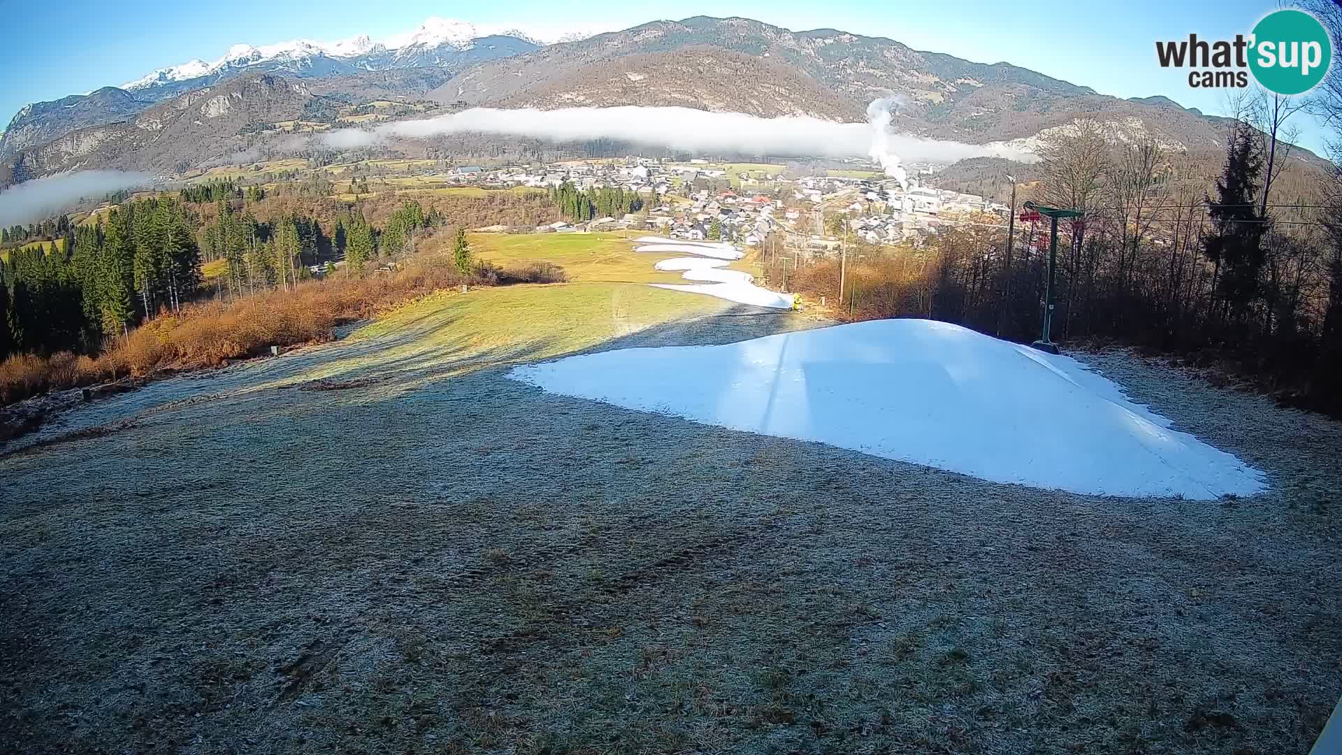 Spletna kamera Bohinjska Bistrica – Pogled v živo s smučišča Kozji Hrbet