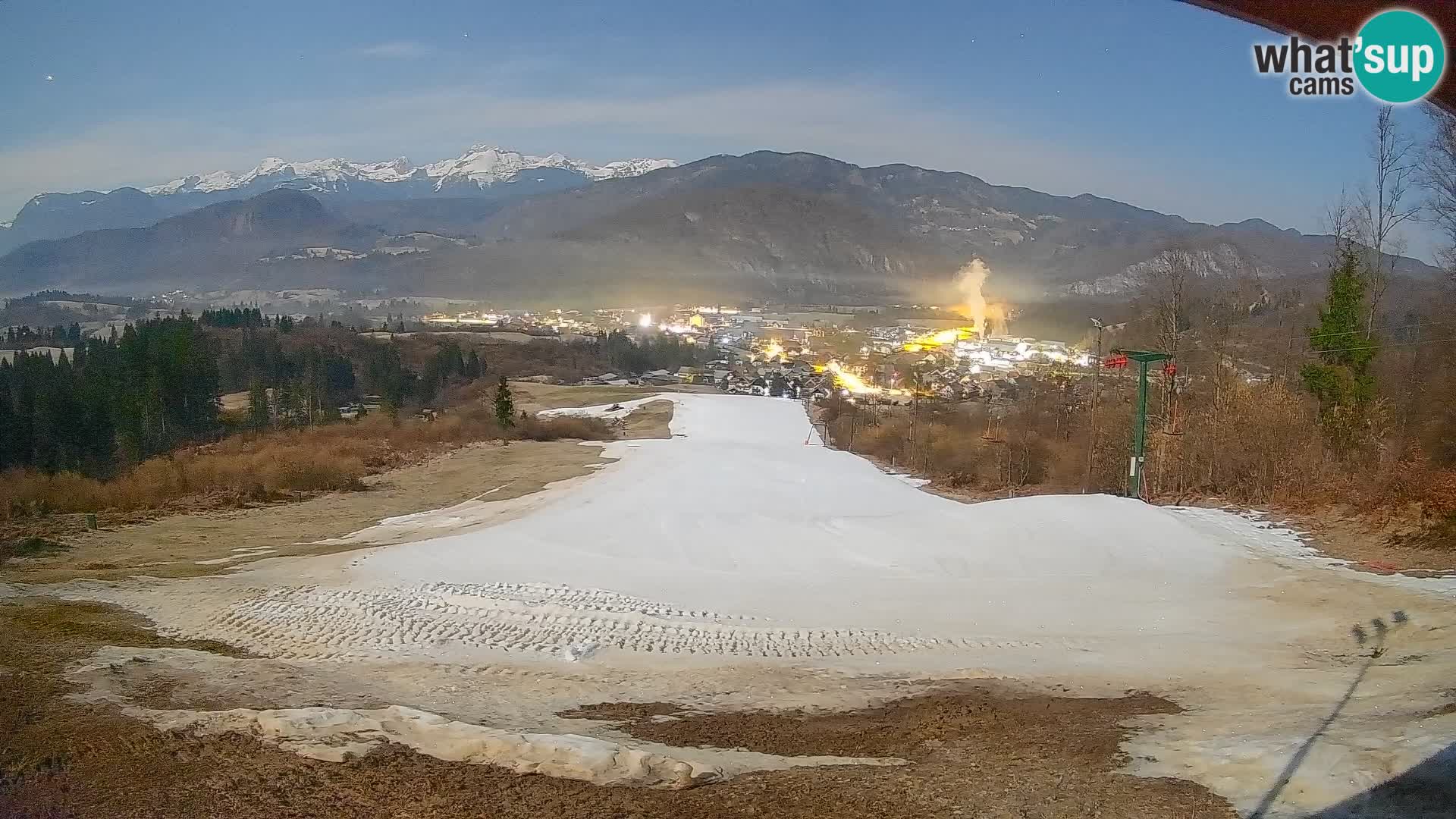 Cámara en vivo Bohinjska Bistrica – Vista en directo desde la estación de esquí Kozji Hrbet
