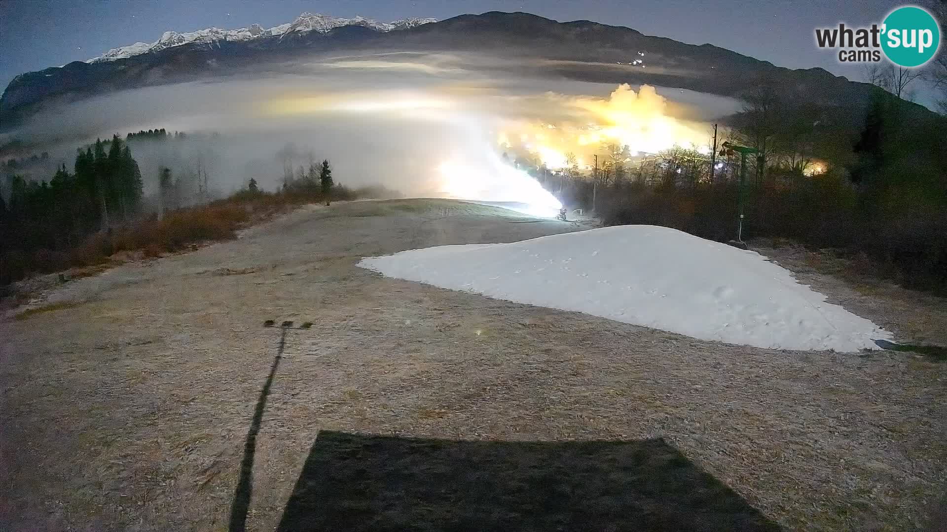 Kamera uživo Bohinjska Bistrica – Pogled u stvarnom vremenu sa skijališta Kozji Hrbet