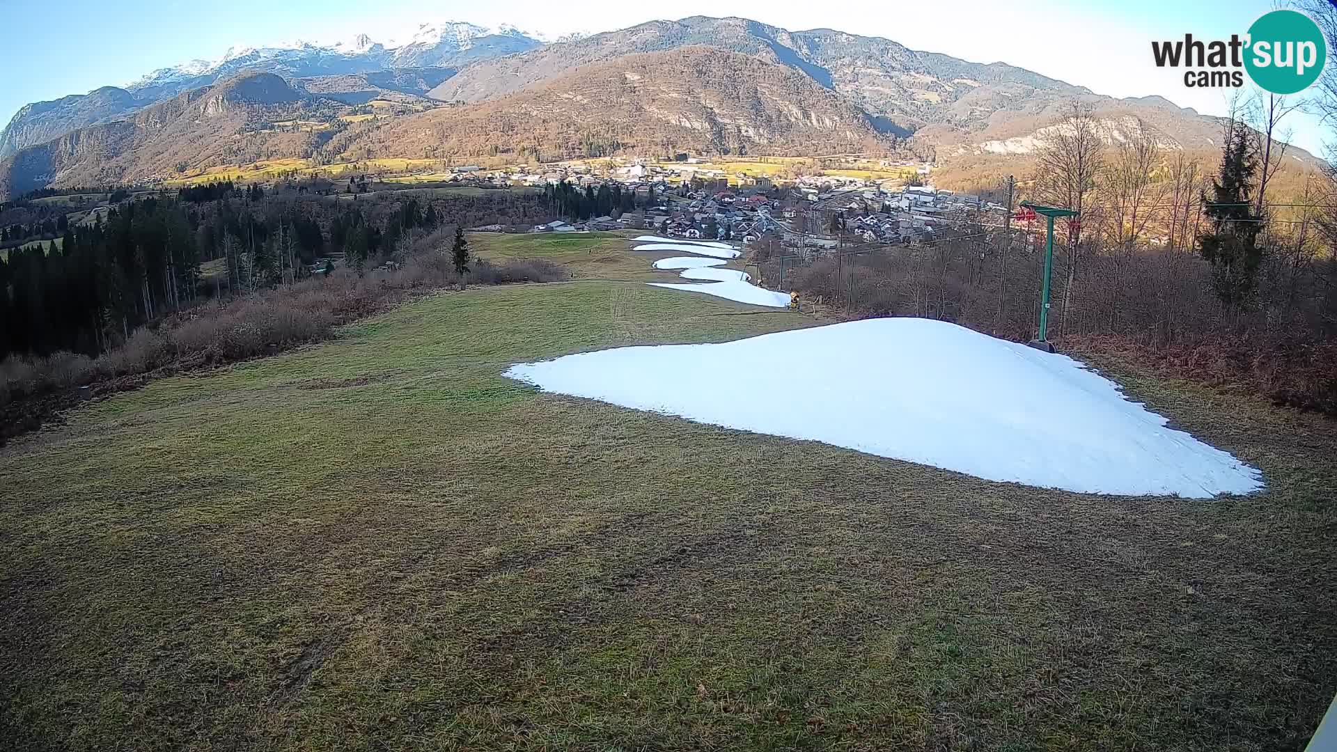 Spletna kamera Bohinjska Bistrica – Pogled v živo s smučišča Kozji Hrbet