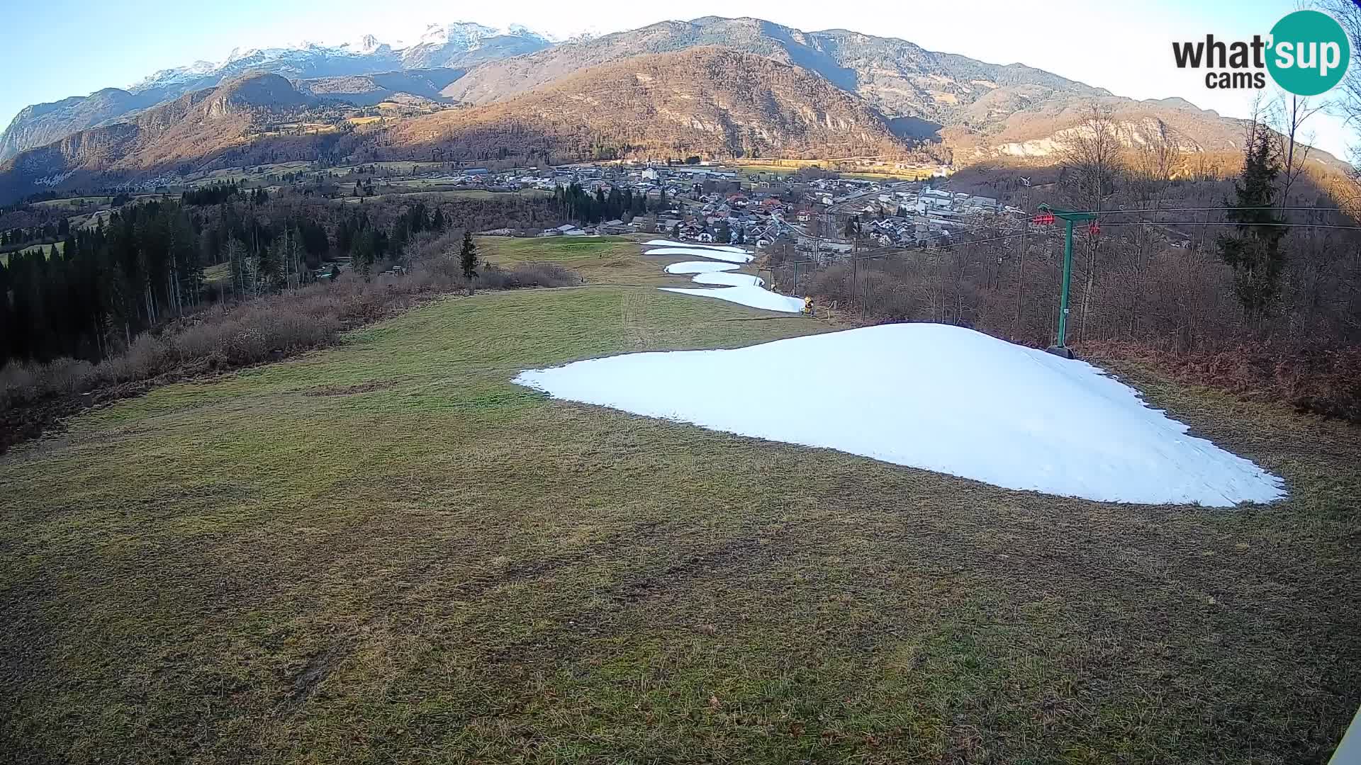 Spletna kamera Bohinjska Bistrica – Pogled v živo s smučišča Kozji Hrbet