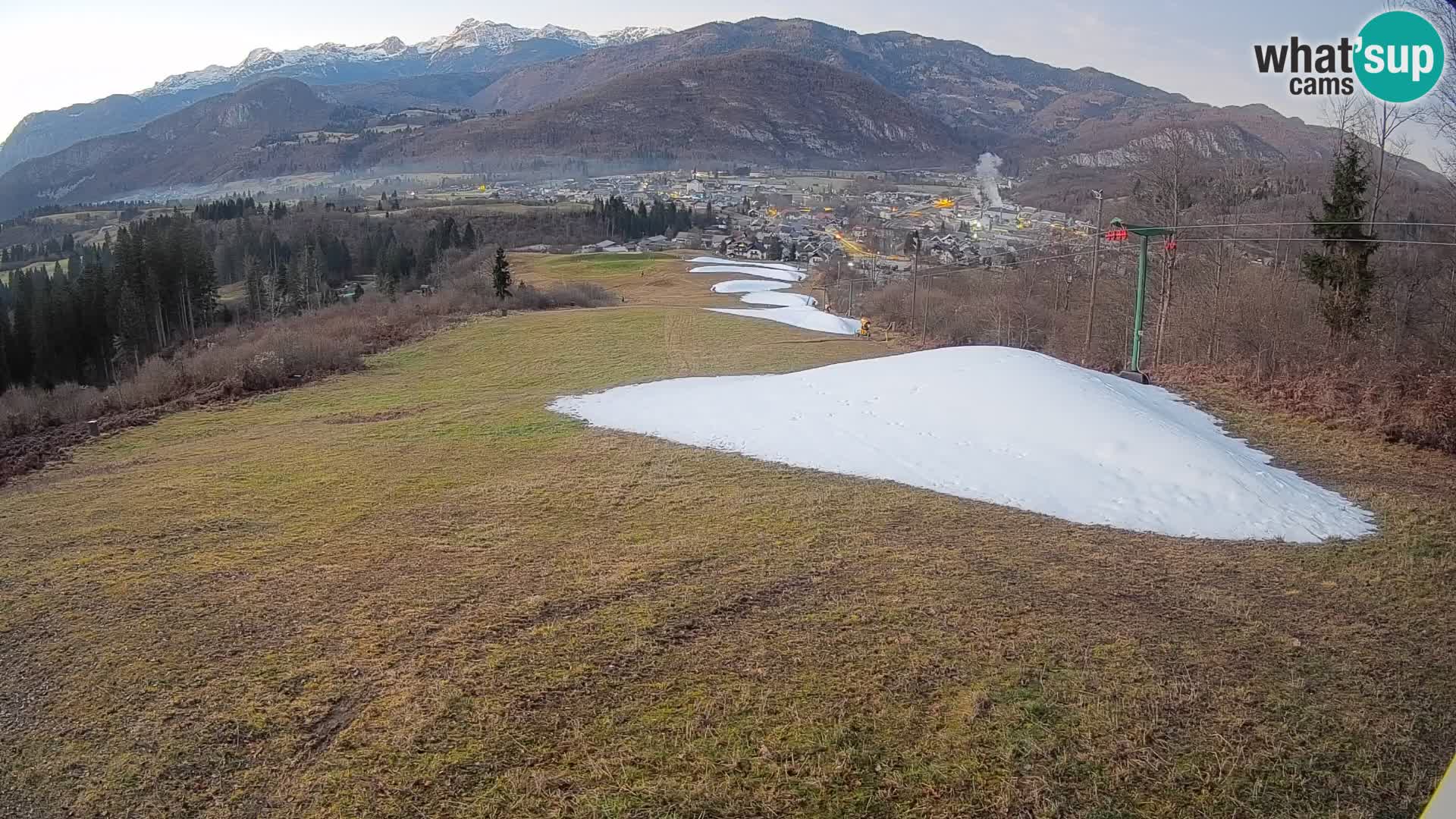 Spletna kamera Bohinjska Bistrica – Pogled v živo s smučišča Kozji Hrbet