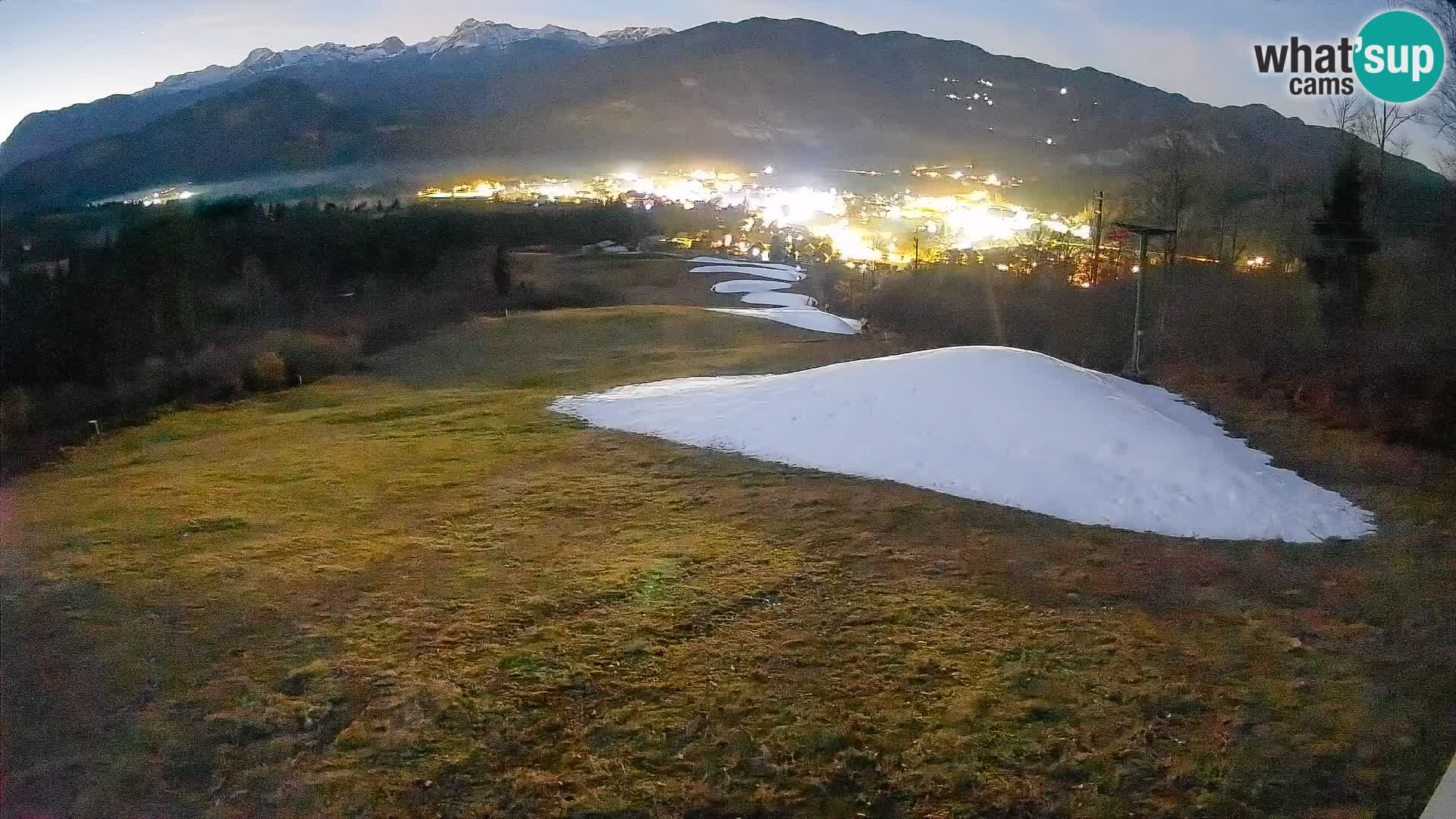 Kamera uživo Bohinjska Bistrica – Pogled u stvarnom vremenu sa skijališta Kozji Hrbet