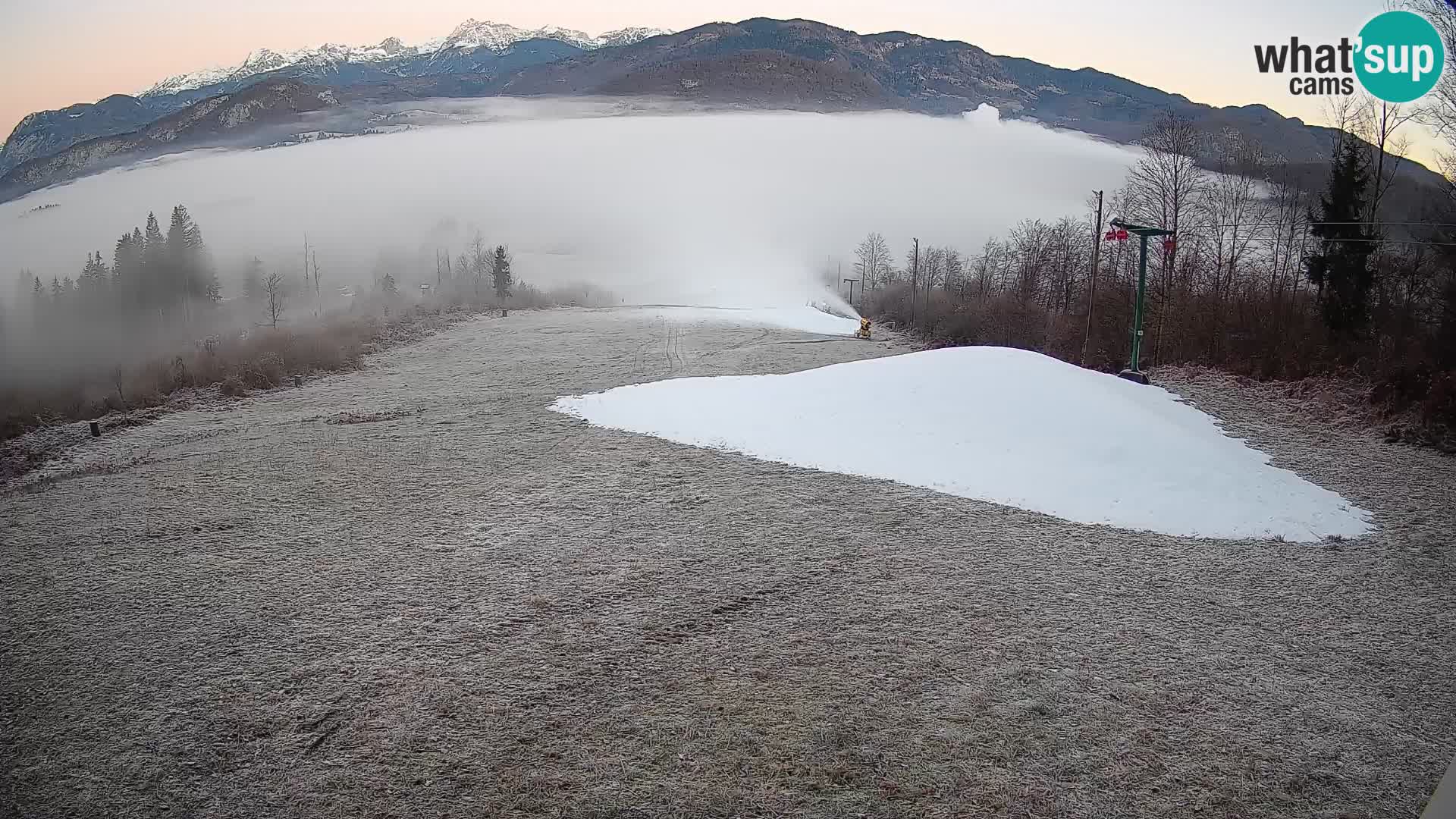 Spletna kamera Bohinjska Bistrica – Pogled v živo s smučišča Kozji Hrbet