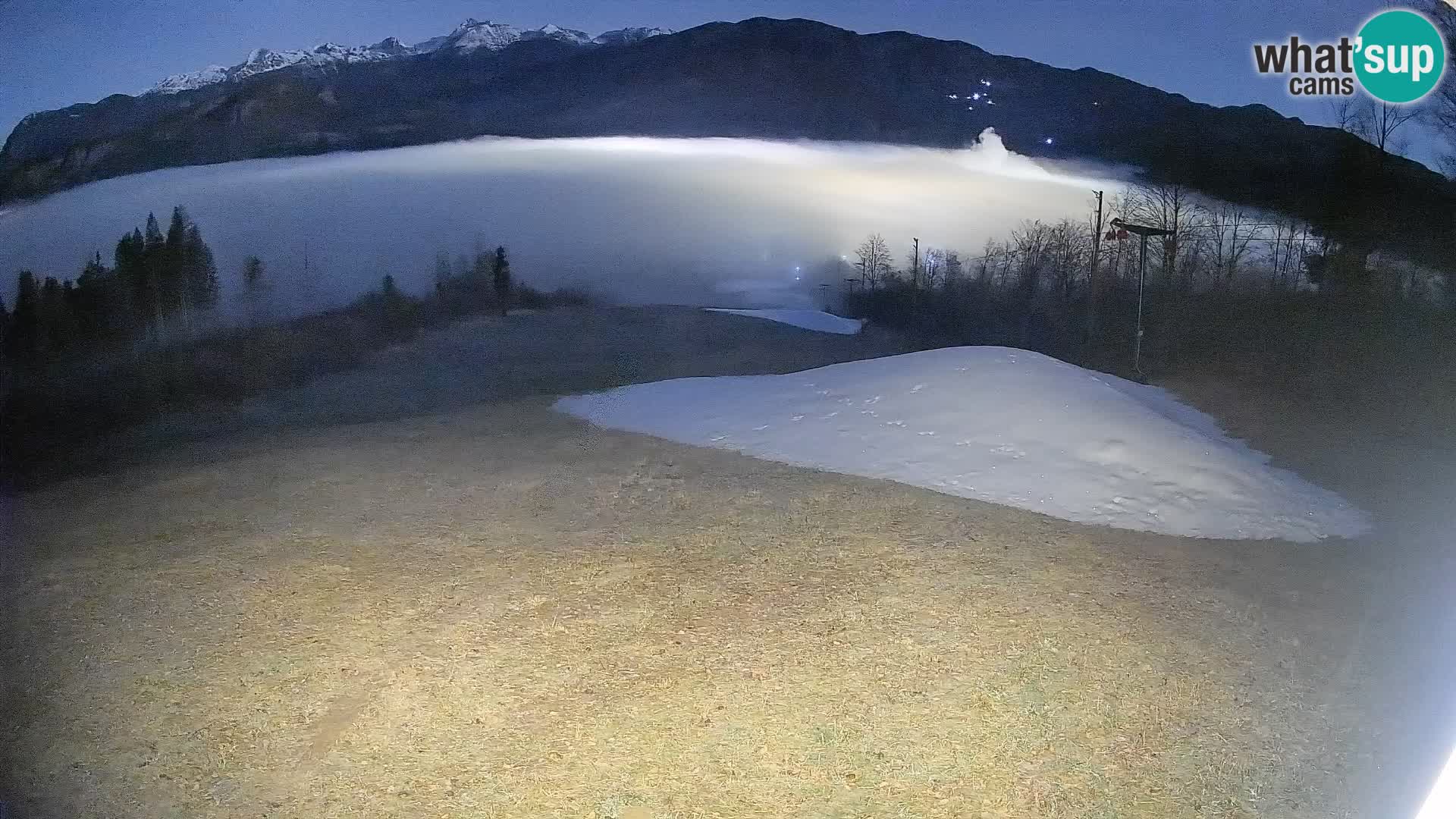 Kamera uživo Bohinjska Bistrica – Pogled u stvarnom vremenu sa skijališta Kozji Hrbet