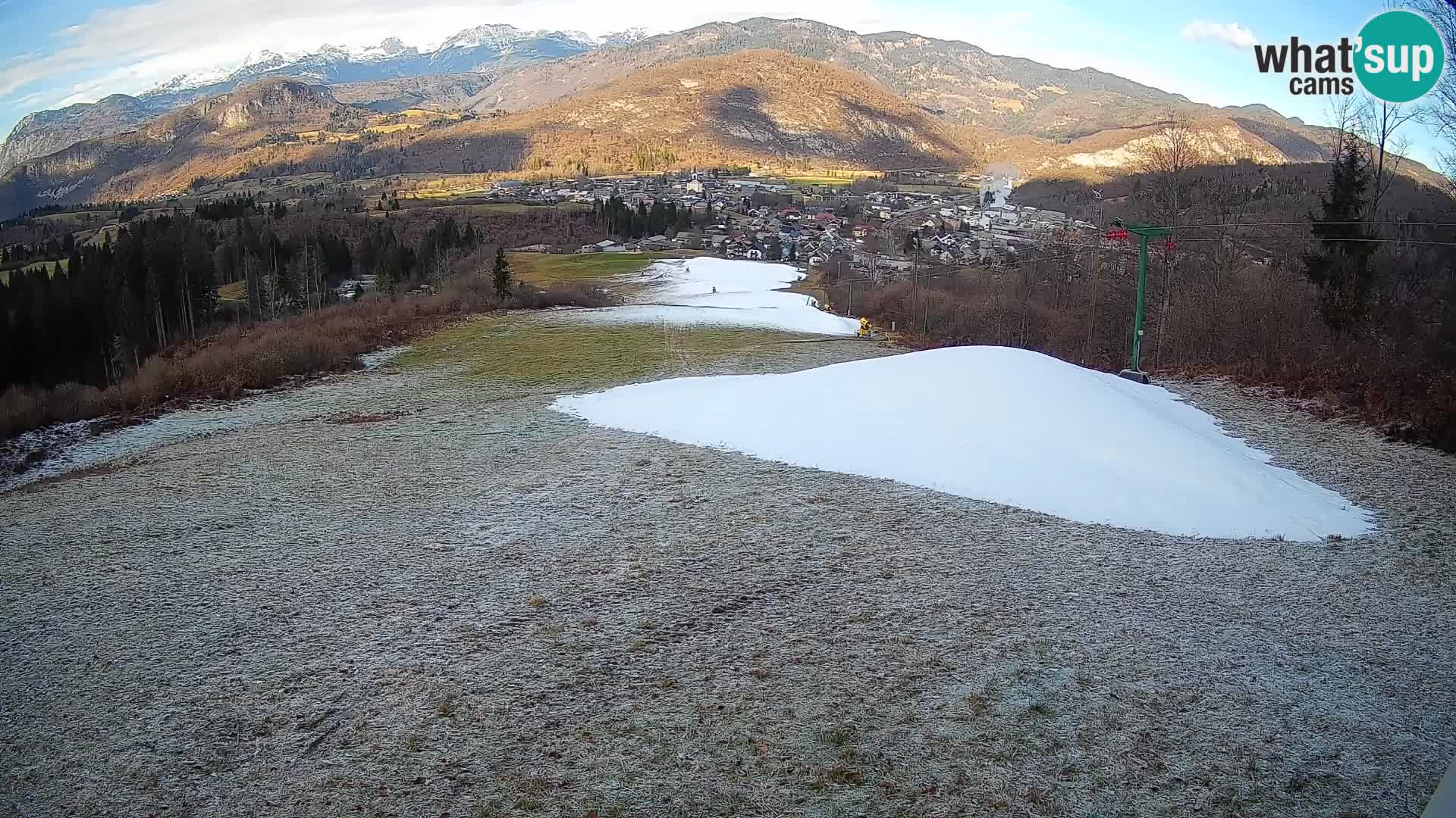 Spletna kamera Bohinjska Bistrica – Pogled v živo s smučišča Kozji Hrbet