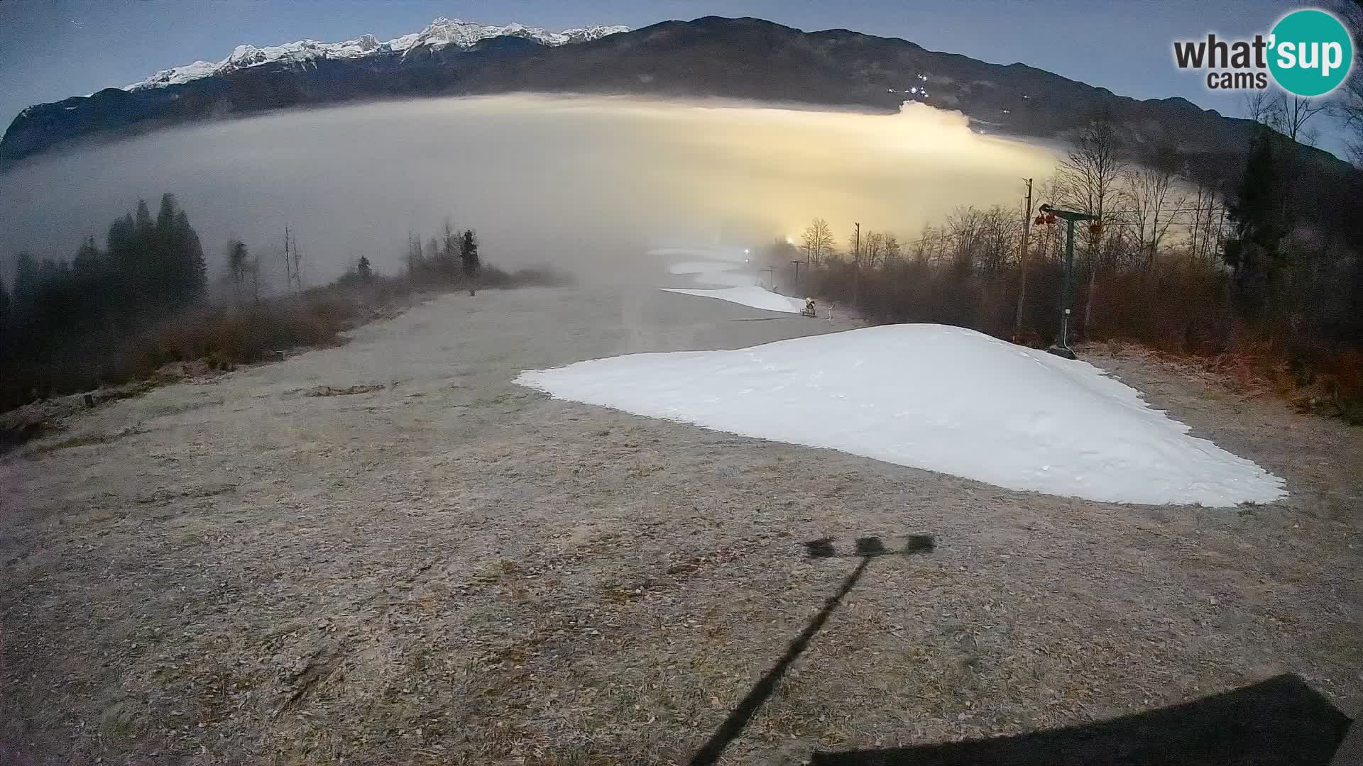 Kamera uživo Bohinjska Bistrica – Pogled u stvarnom vremenu sa skijališta Kozji Hrbet