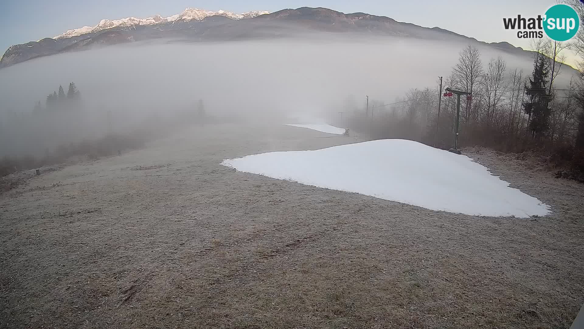 Kamera uživo Bohinjska Bistrica – Pogled u stvarnom vremenu sa skijališta Kozji Hrbet