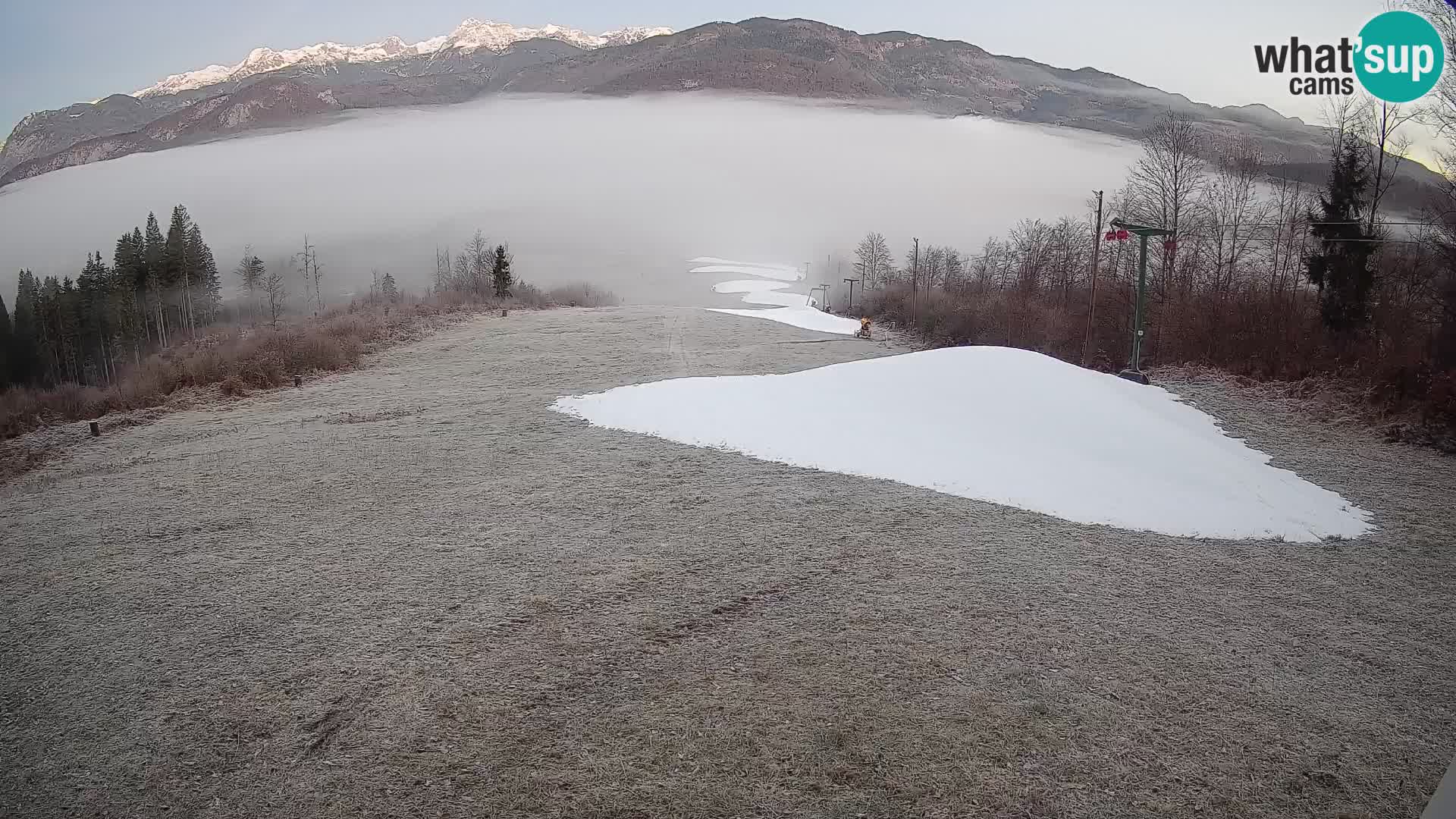 Spletna kamera Bohinjska Bistrica – Pogled v živo s smučišča Kozji Hrbet