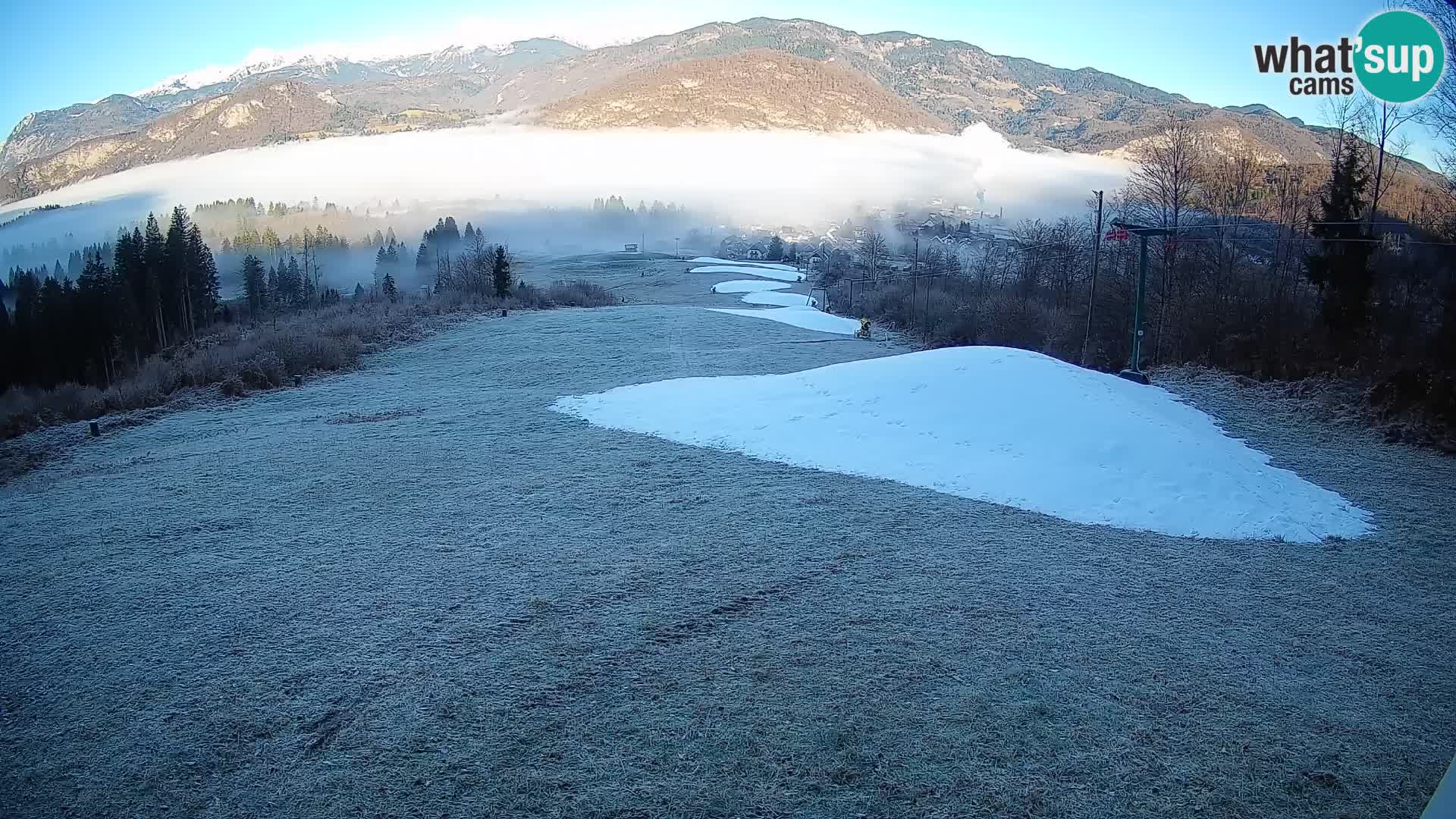 Spletna kamera Bohinjska Bistrica – Pogled v živo s smučišča Kozji Hrbet