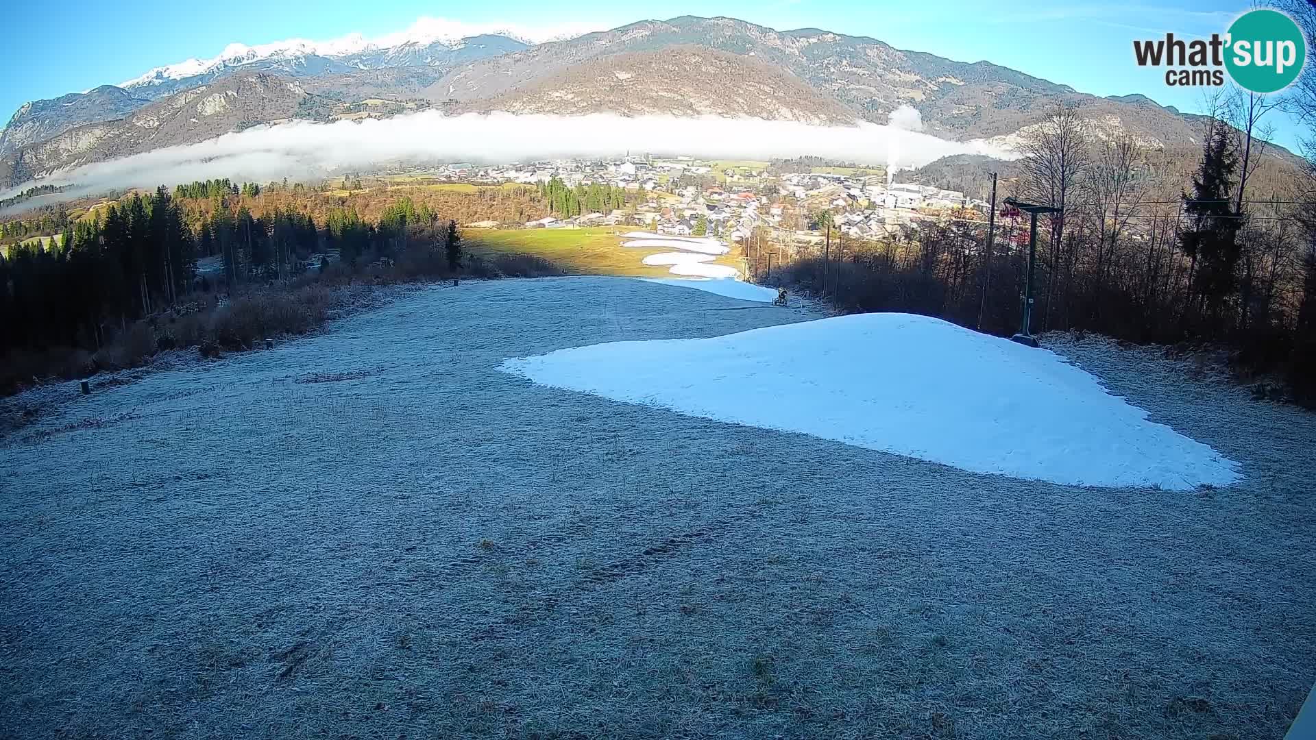 Webcam Bohinjska Bistrica – Vista live dalla stazione sciistica Kozji Hrbet