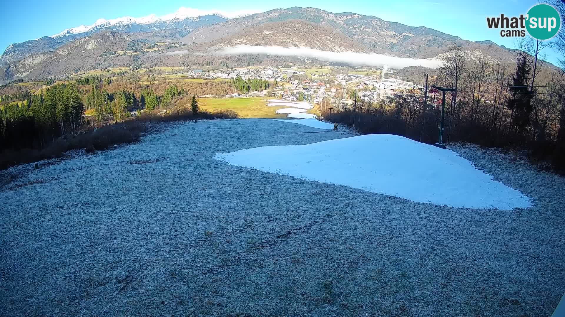 Spletna kamera Bohinjska Bistrica – Pogled v živo s smučišča Kozji Hrbet