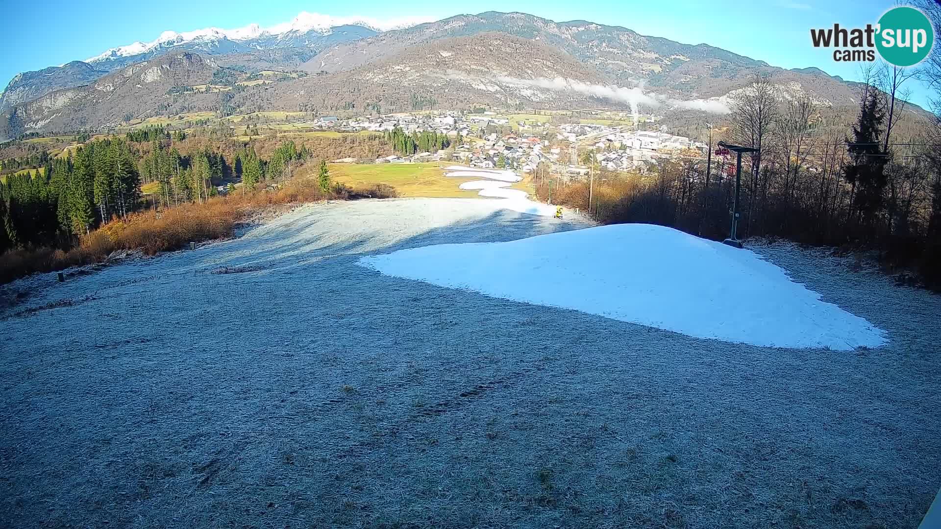 Spletna kamera Bohinjska Bistrica – Pogled v živo s smučišča Kozji Hrbet