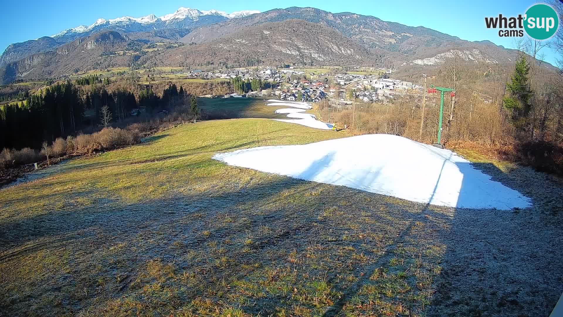 Kamera uživo Bohinjska Bistrica – Pogled u stvarnom vremenu sa skijališta Kozji Hrbet