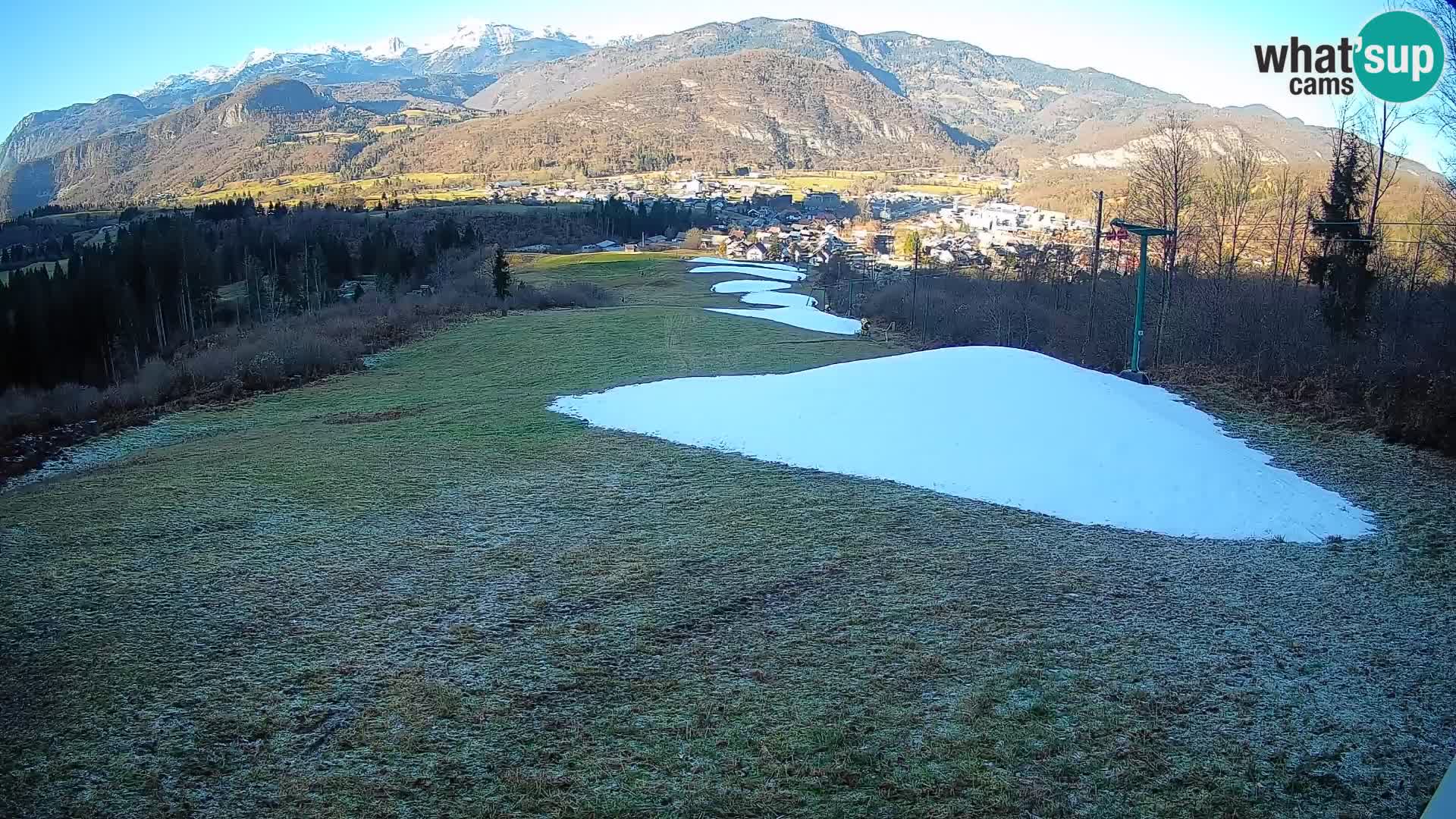 Kamera uživo Bohinjska Bistrica – Pogled u stvarnom vremenu sa skijališta Kozji Hrbet
