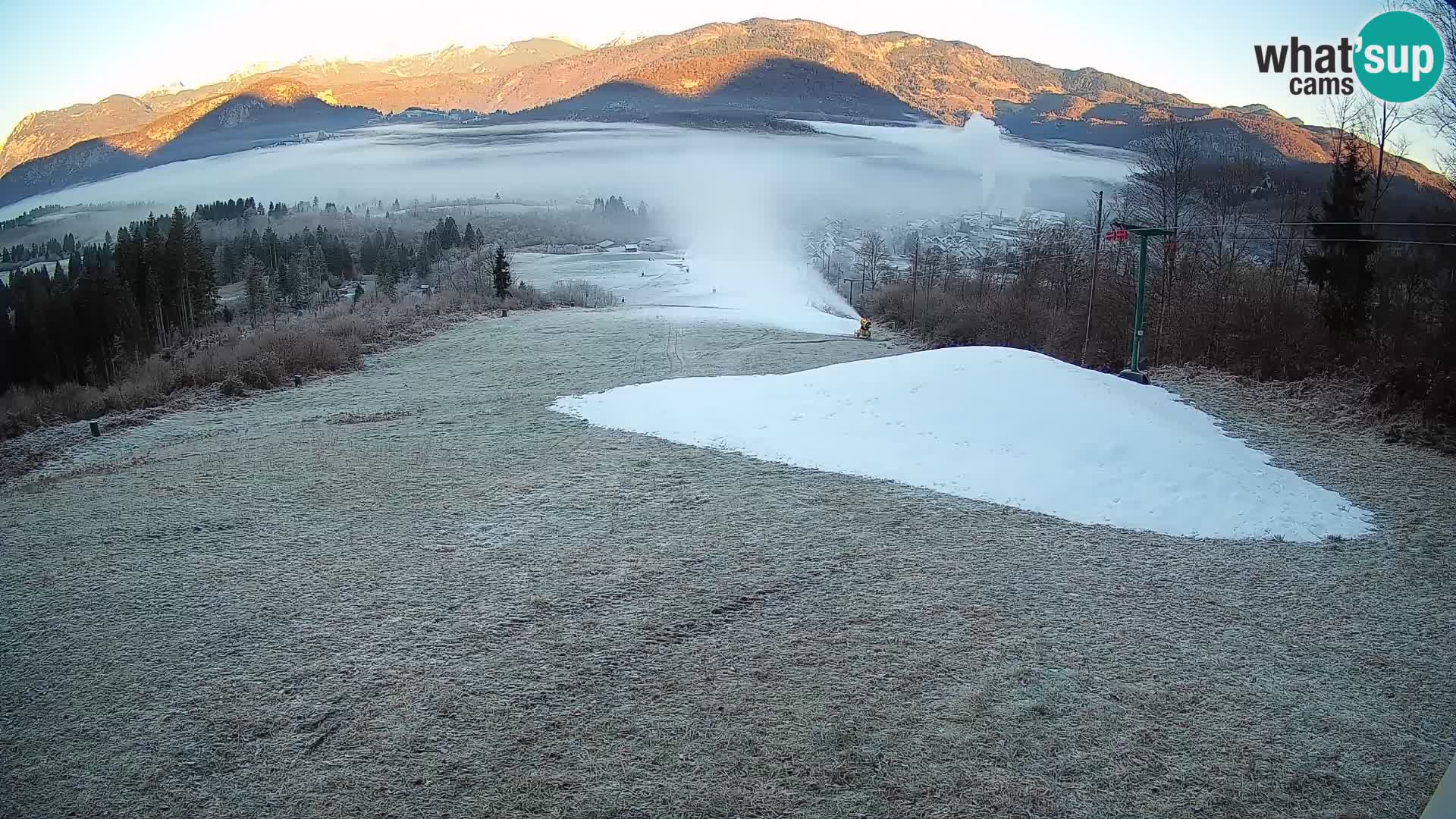 Webcam Bohinjska Bistrica – Live View from Kozji Hrbet Ski Station