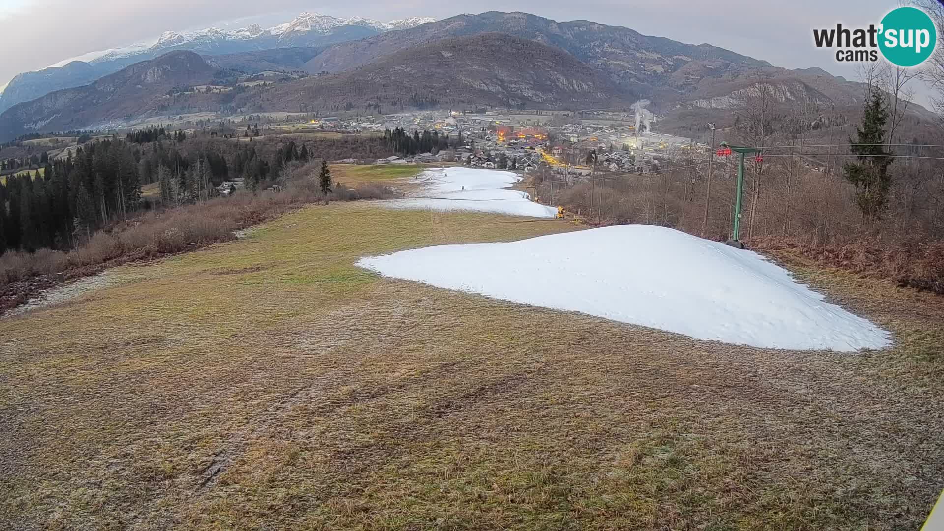 Spletna kamera Bohinjska Bistrica – Pogled v živo s smučišča Kozji Hrbet