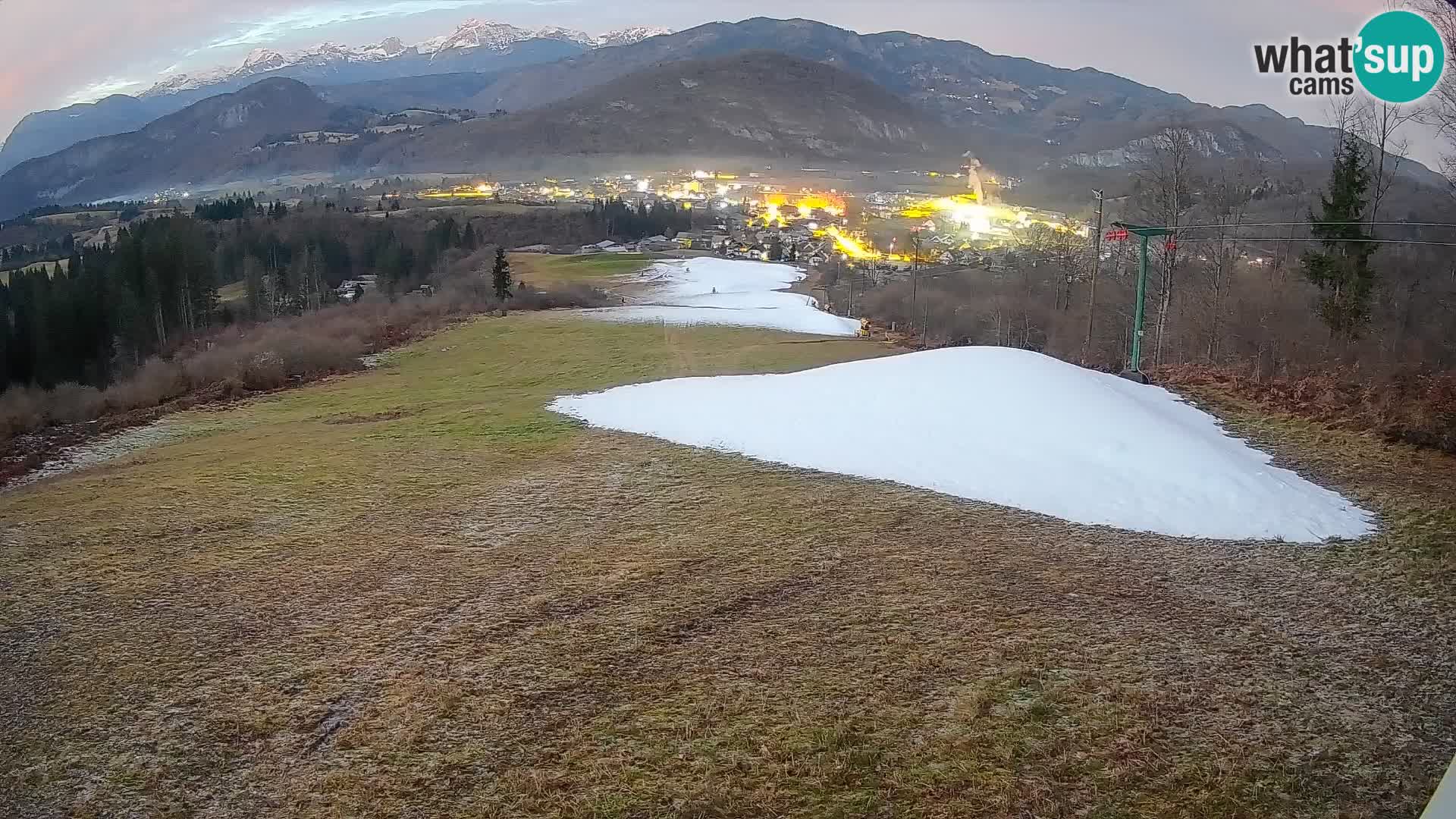 Webcam Bohinjska Bistrica – Live View from Kozji Hrbet Ski Station