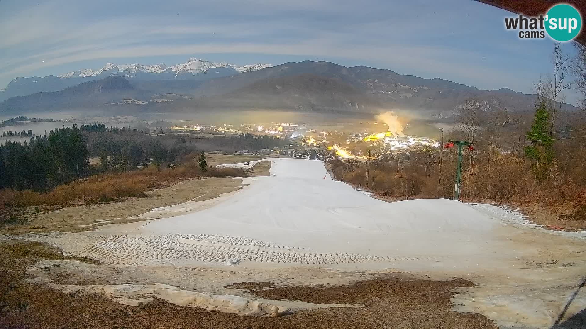 Webcam Bohinjska Bistrica – Live View from Kozji Hrbet Ski Station