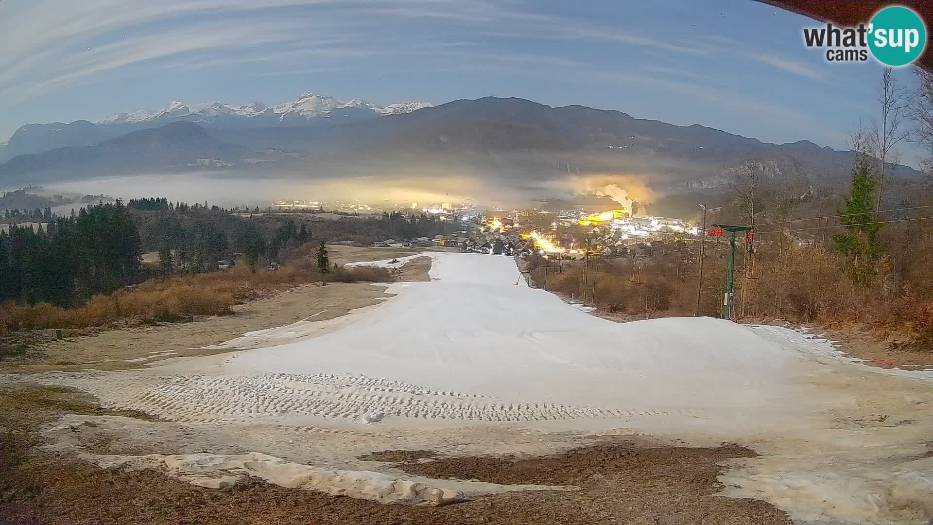 Webcam Bohinjska Bistrica – Live View from Kozji Hrbet Ski Station