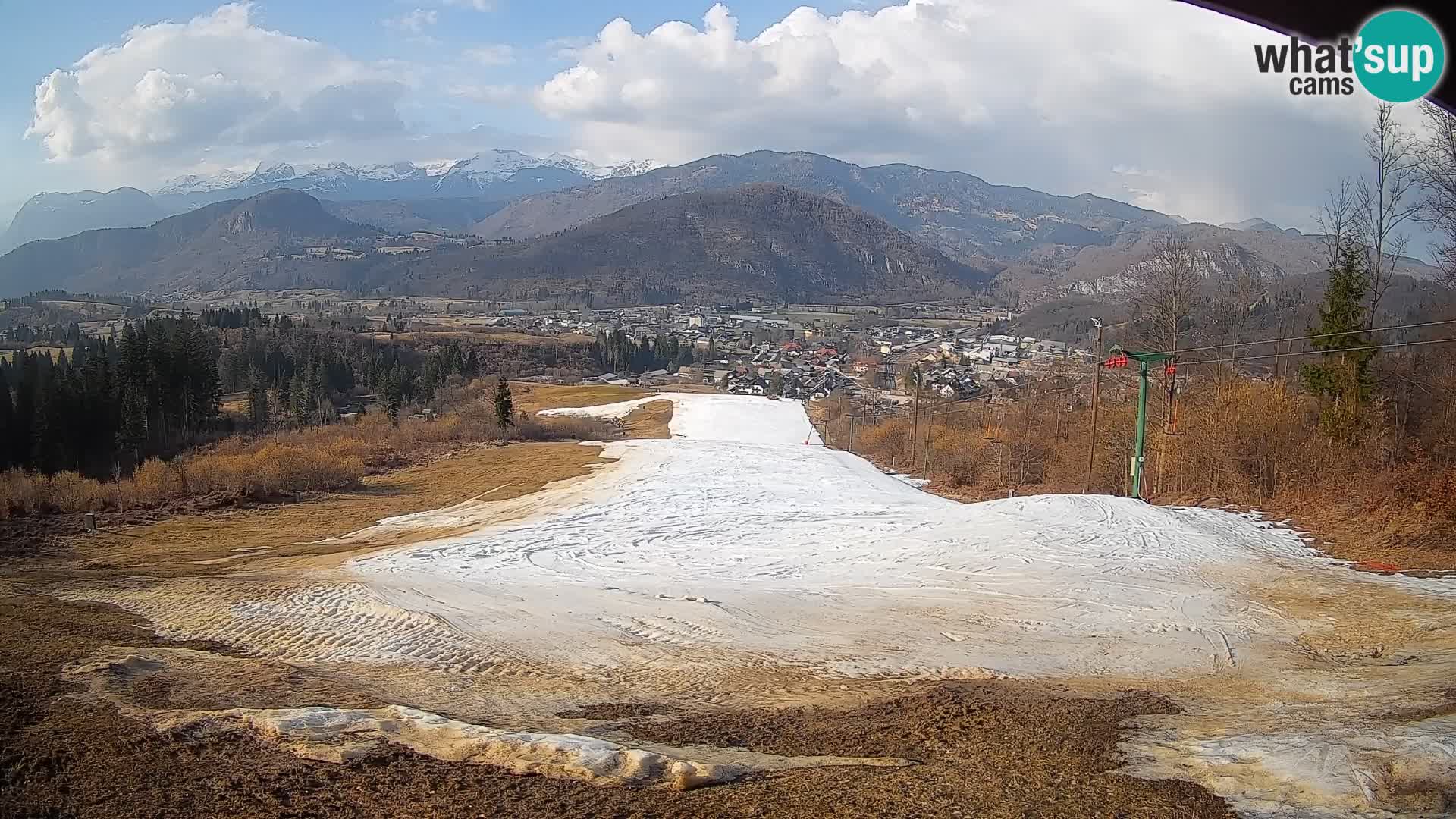 Spletna kamera Bohinjska Bistrica – Pogled v živo s smučišča Kozji Hrbet