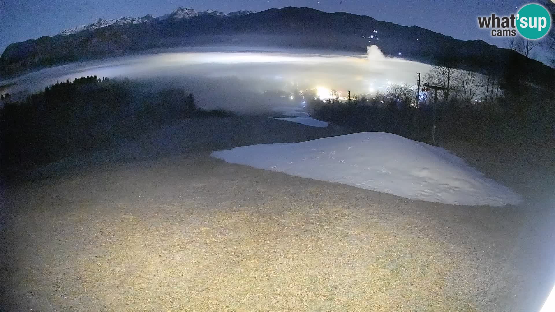 Spletna kamera Bohinjska Bistrica – Pogled v živo s smučišča Kozji Hrbet