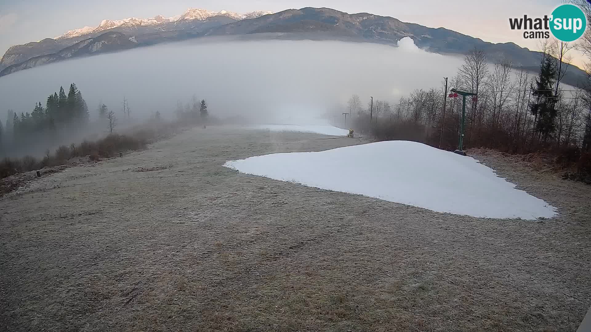Spletna kamera Bohinjska Bistrica – Pogled v živo s smučišča Kozji Hrbet