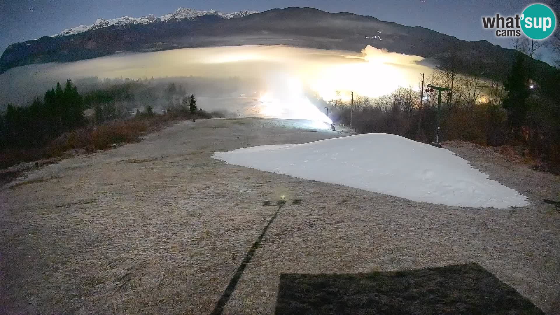 Spletna kamera Bohinjska Bistrica – Pogled v živo s smučišča Kozji Hrbet