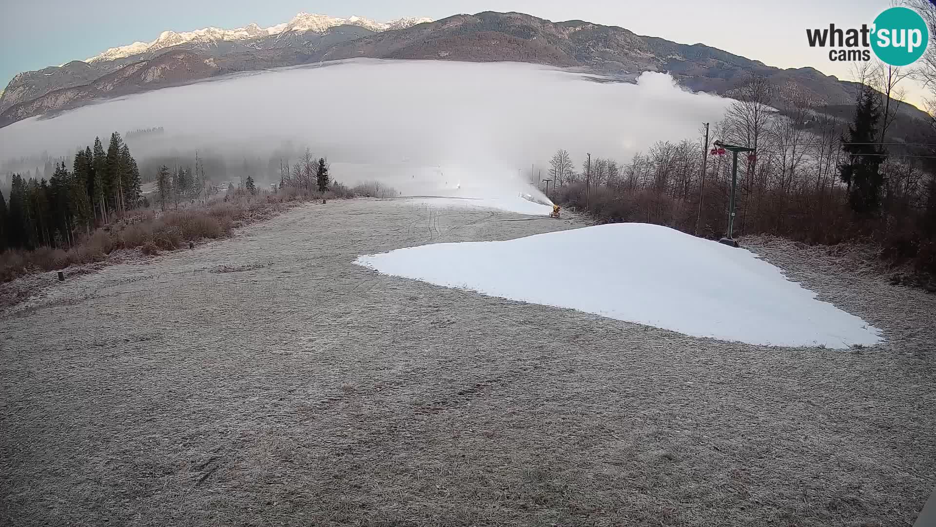 Spletna kamera Bohinjska Bistrica – Pogled v živo s smučišča Kozji Hrbet