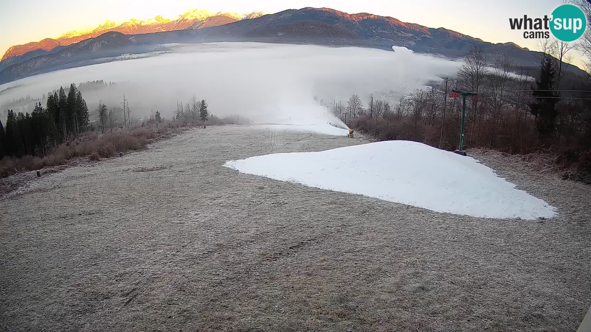 Webcam Bohinjska Bistrica – Vista live dalla stazione sciistica Kozji Hrbet