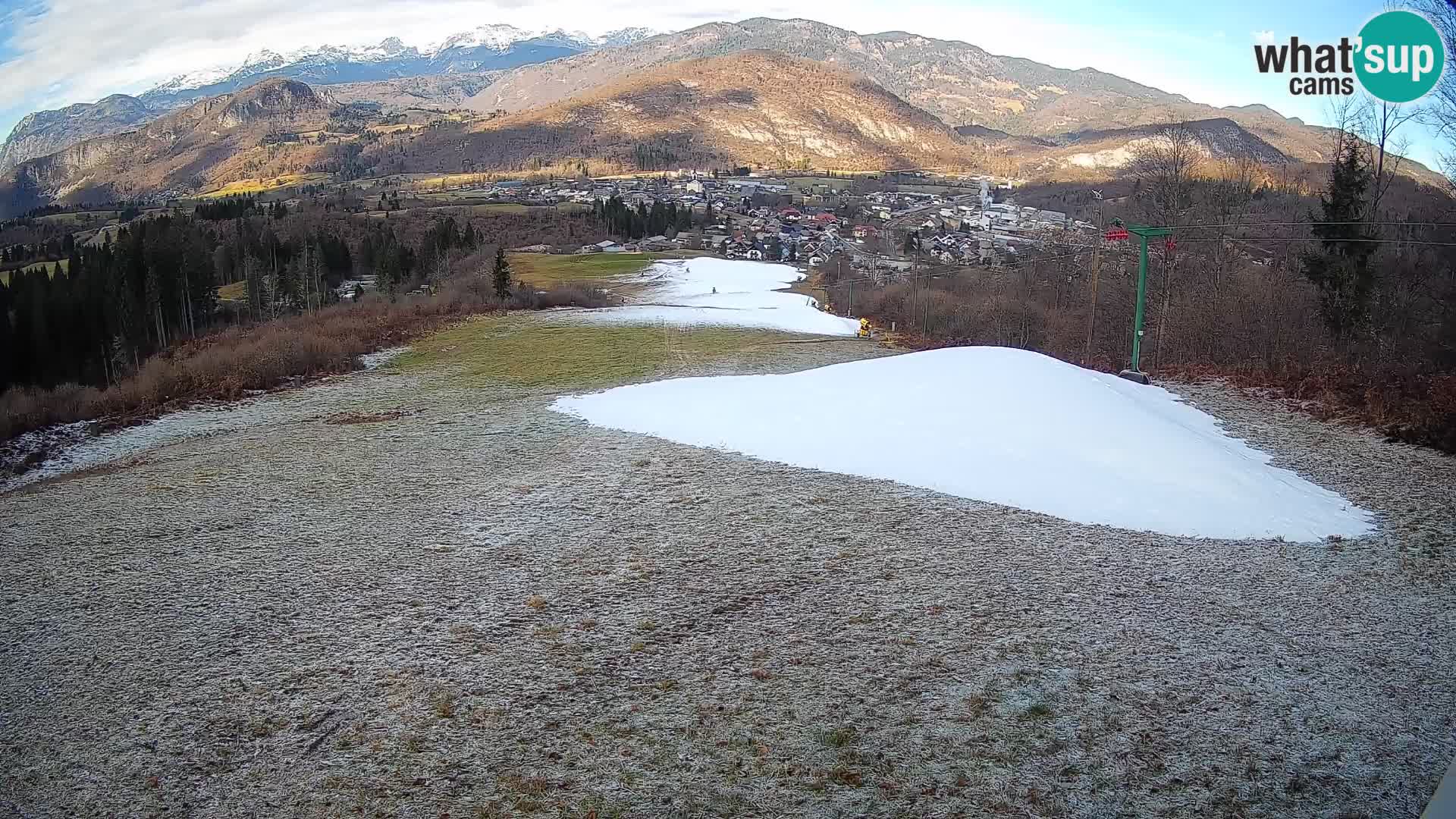 Kamera uživo Bohinjska Bistrica – Pogled u stvarnom vremenu sa skijališta Kozji Hrbet