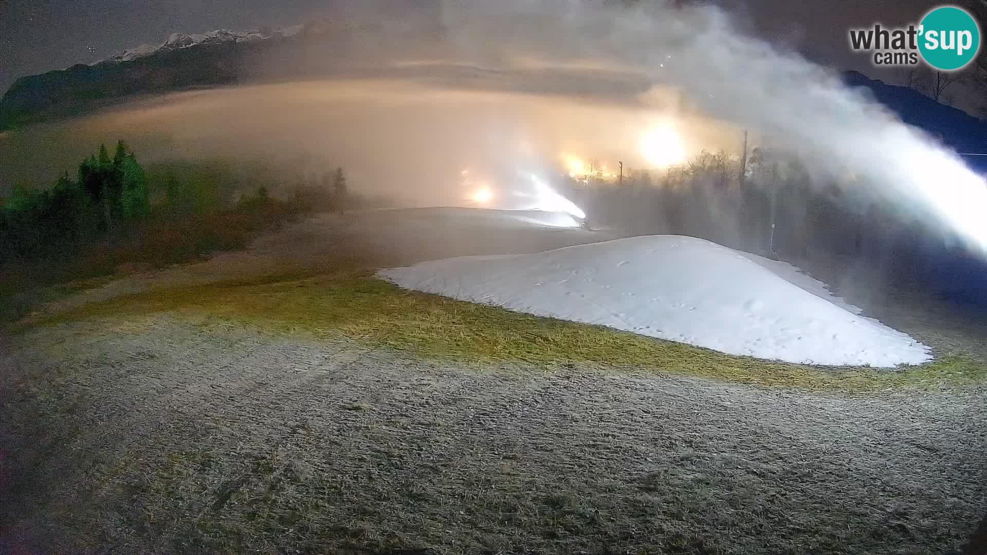 Kamera uživo Bohinjska Bistrica – Pogled u stvarnom vremenu sa skijališta Kozji Hrbet