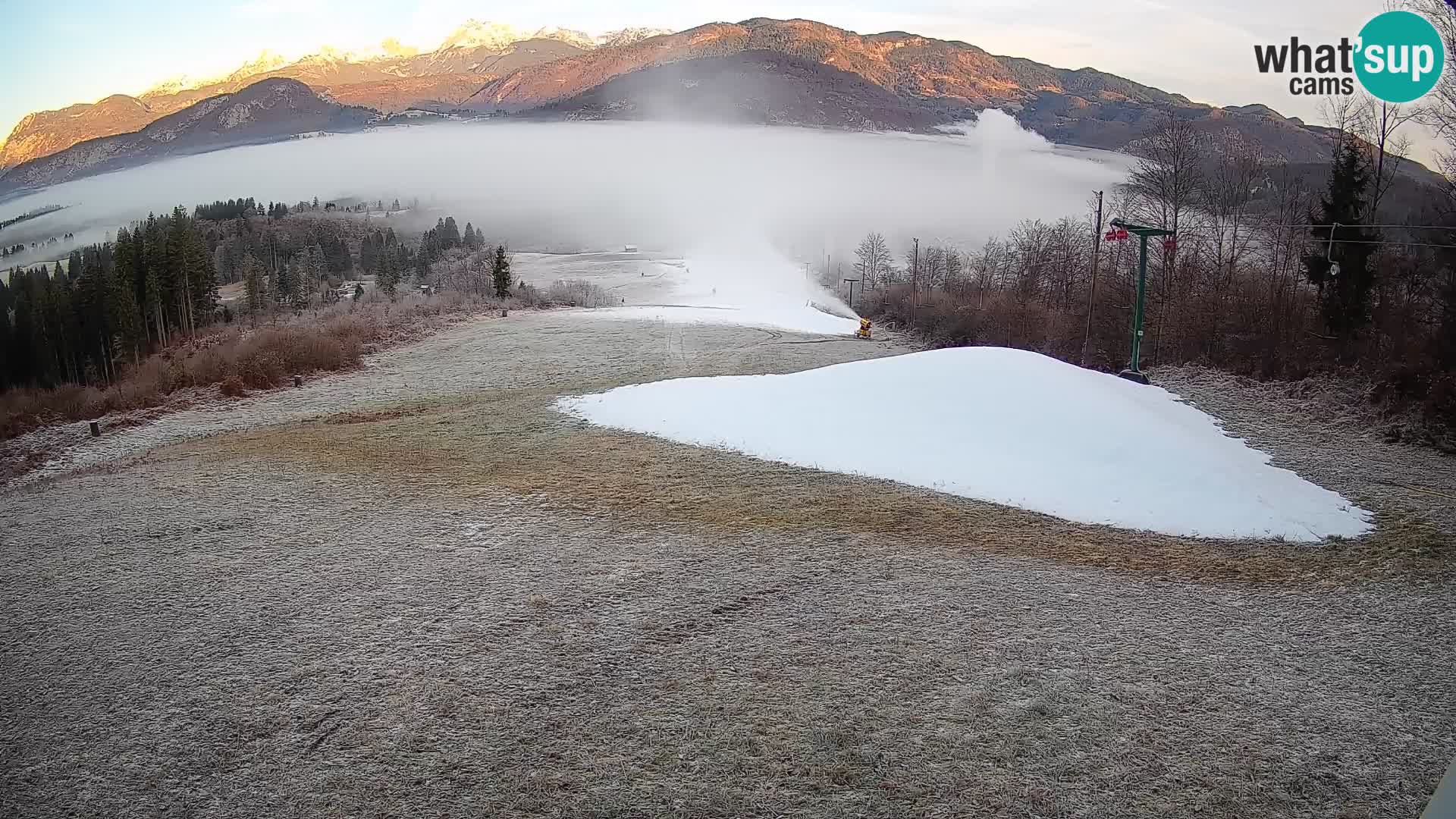 Webcam Bohinjska Bistrica – Live View from Kozji Hrbet Ski Station
